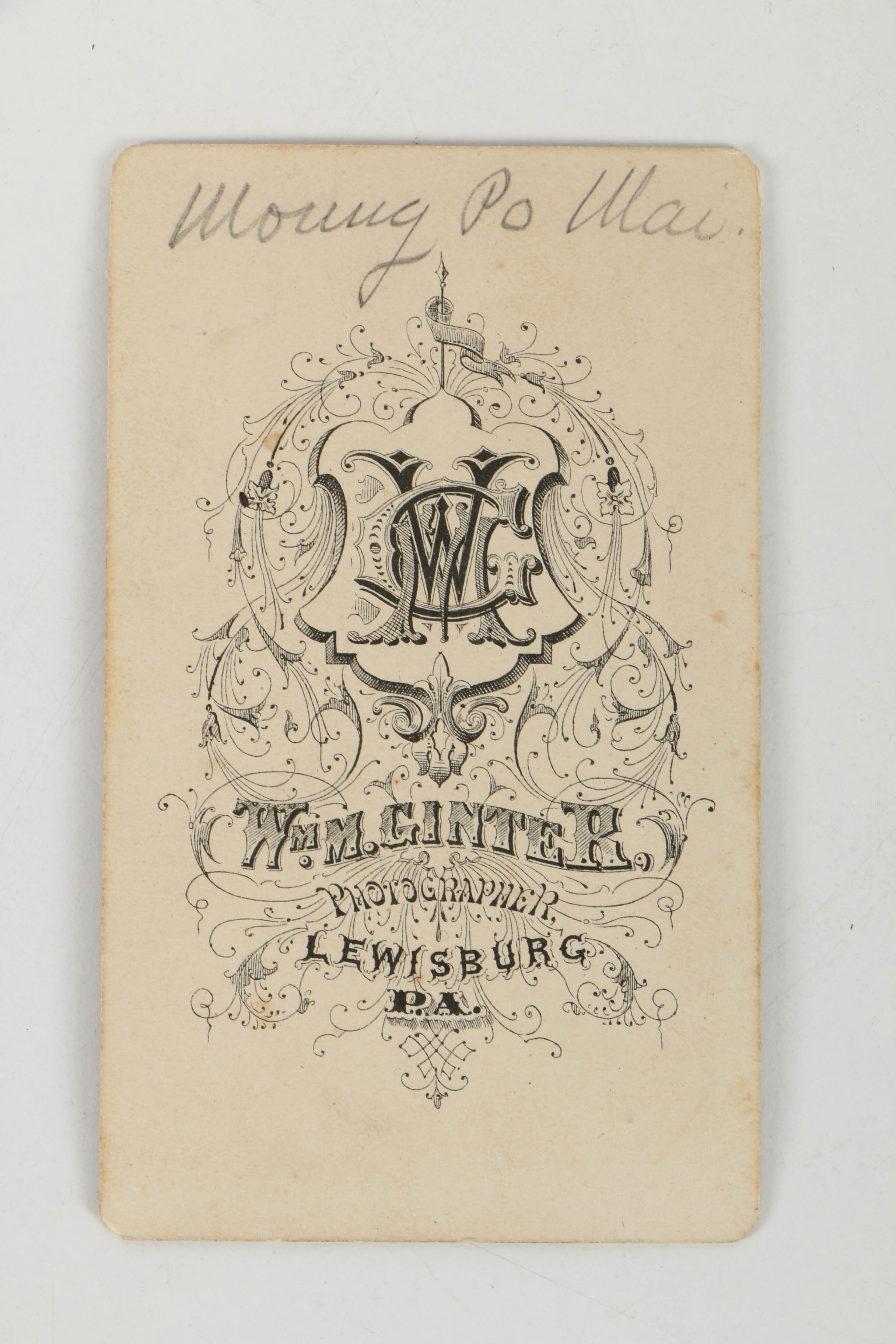 Silver Gelatin Carte-de-visite Portrait of a Man and Woman