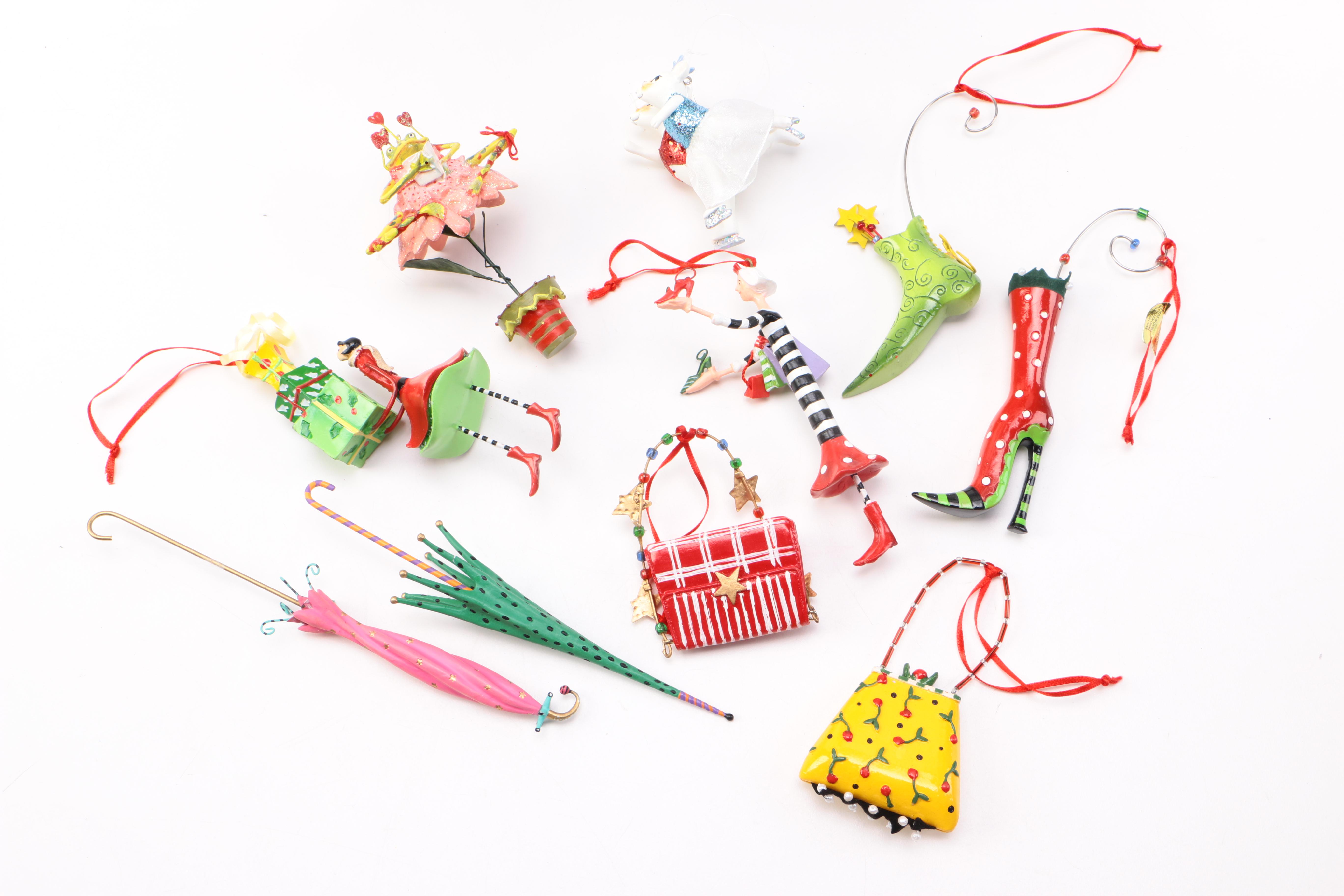 Department 56 "Krinkles" Christmas Tree Decoration with Ornaments