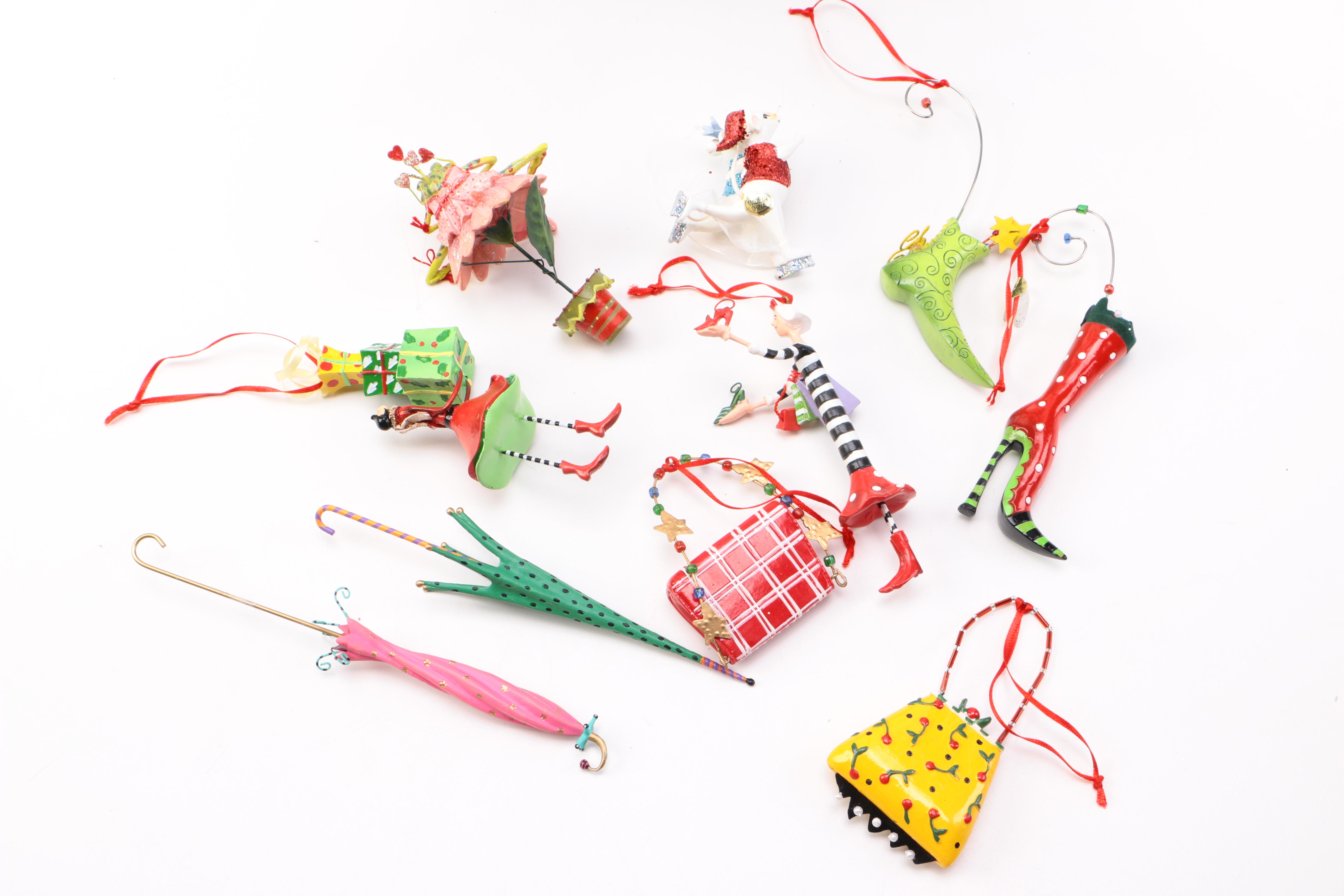 Department 56 "Krinkles" Christmas Tree Decoration with Ornaments