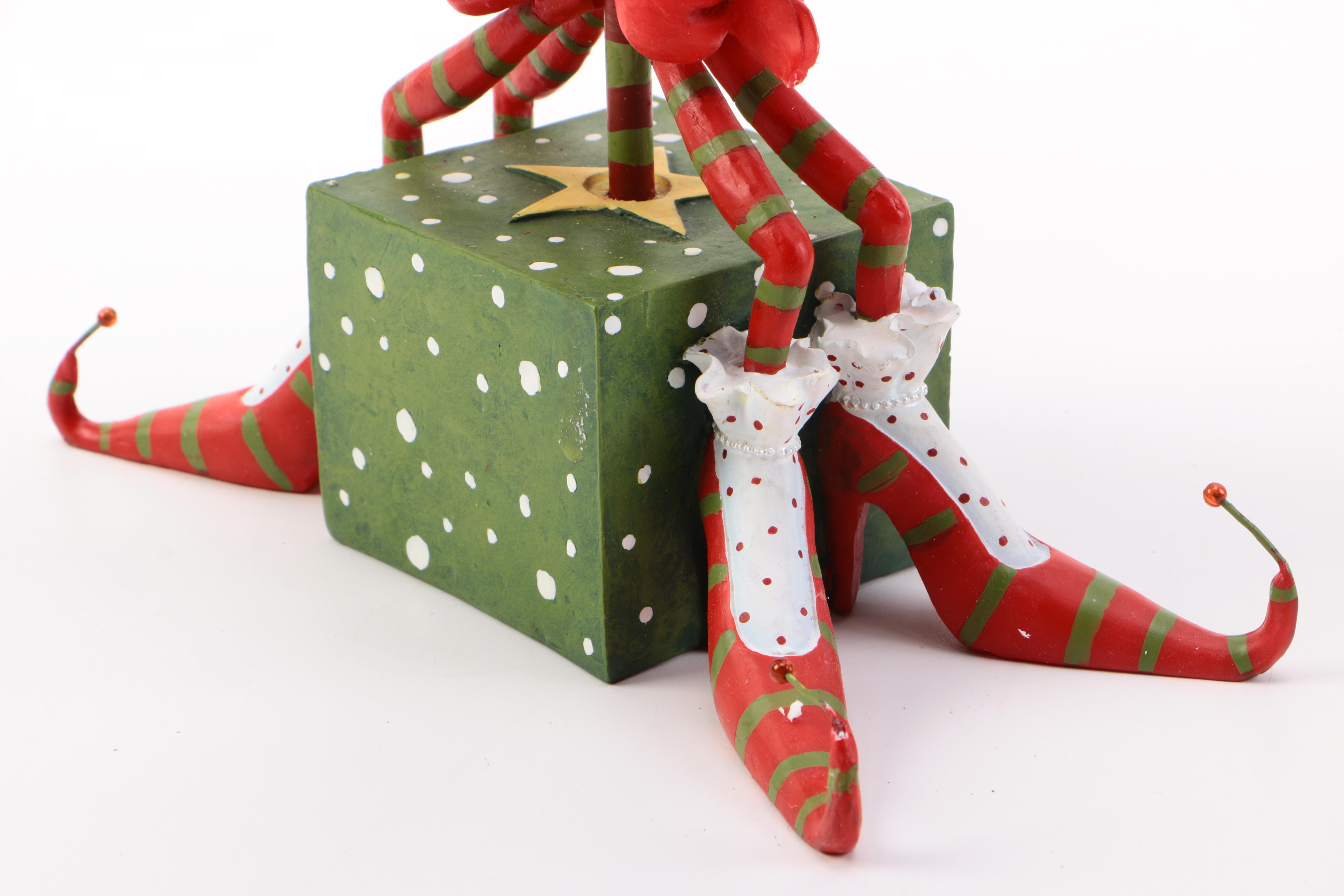 Department 56 "Krinkles" Christmas Tree Decoration with Ornaments