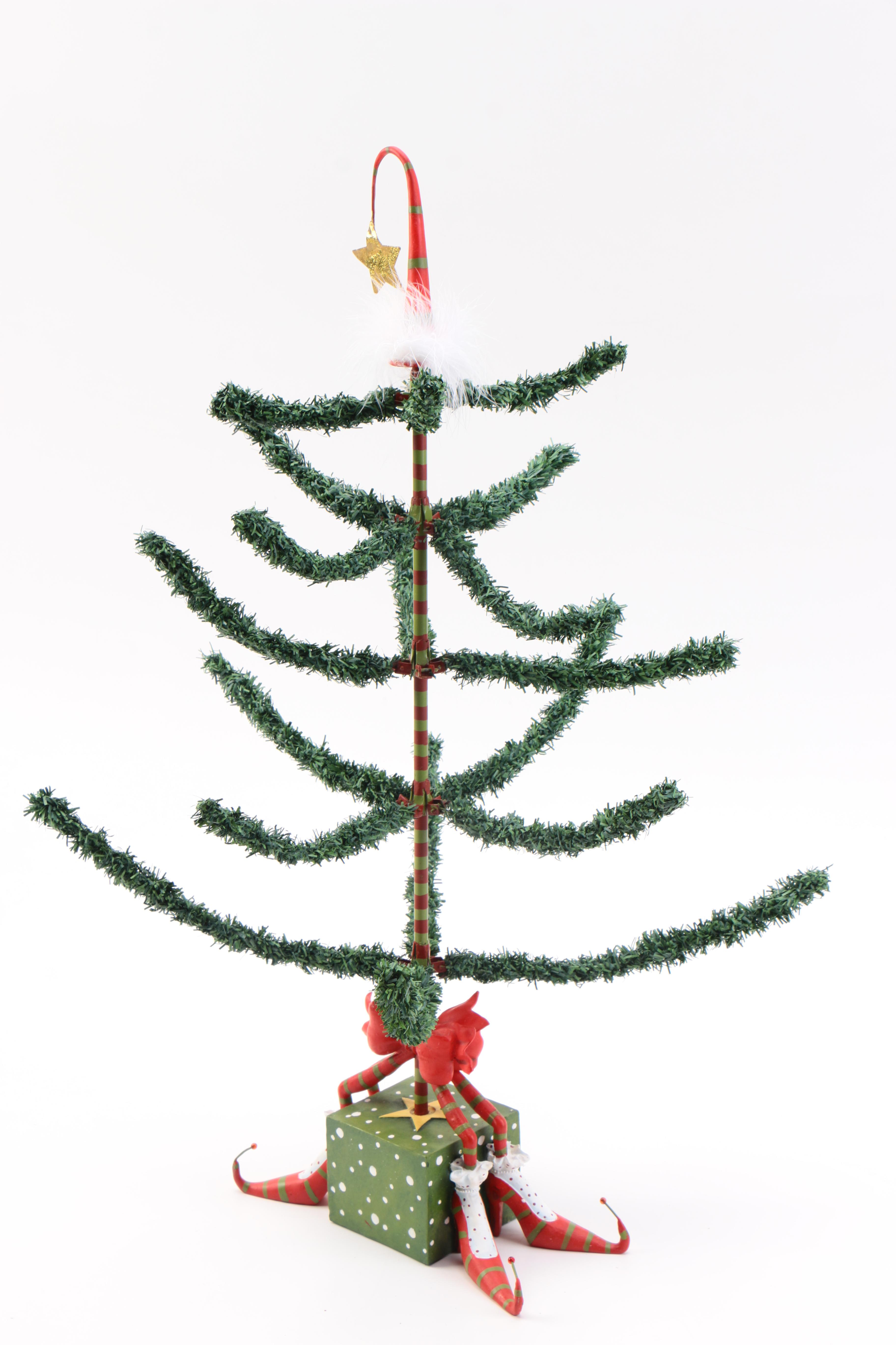 Department 56 "Krinkles" Christmas Tree Decoration with Ornaments