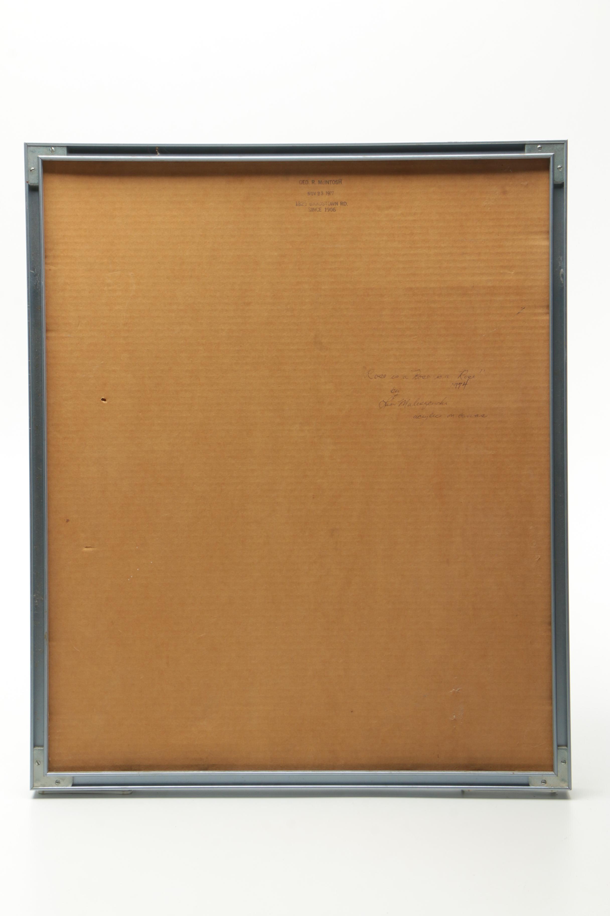 Lisa Maliszewski Acrylic Painting and Robert Tyler Lee Oil Painting