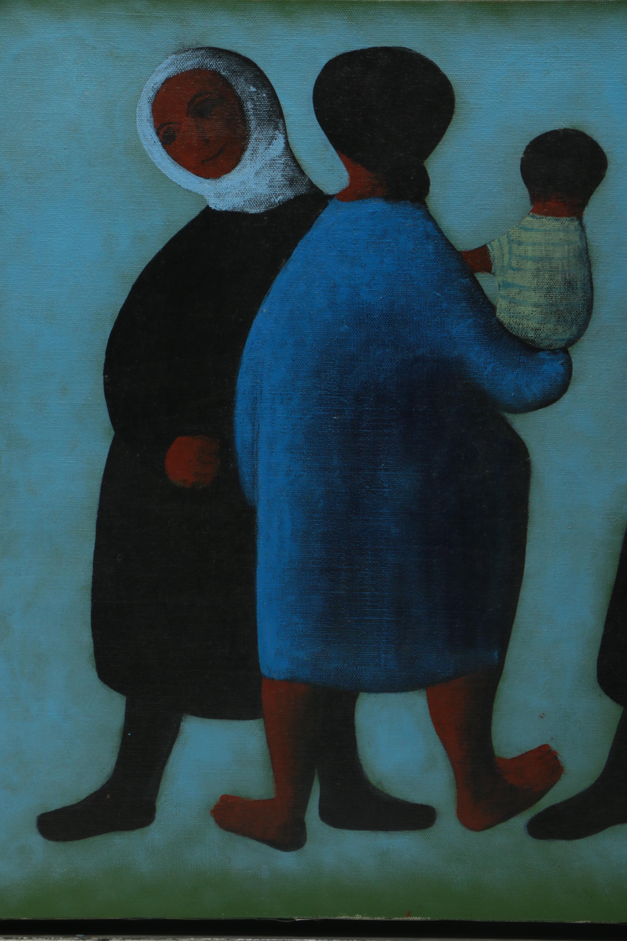 Lisa Maliszewski Acrylic Painting and Robert Tyler Lee Oil Painting