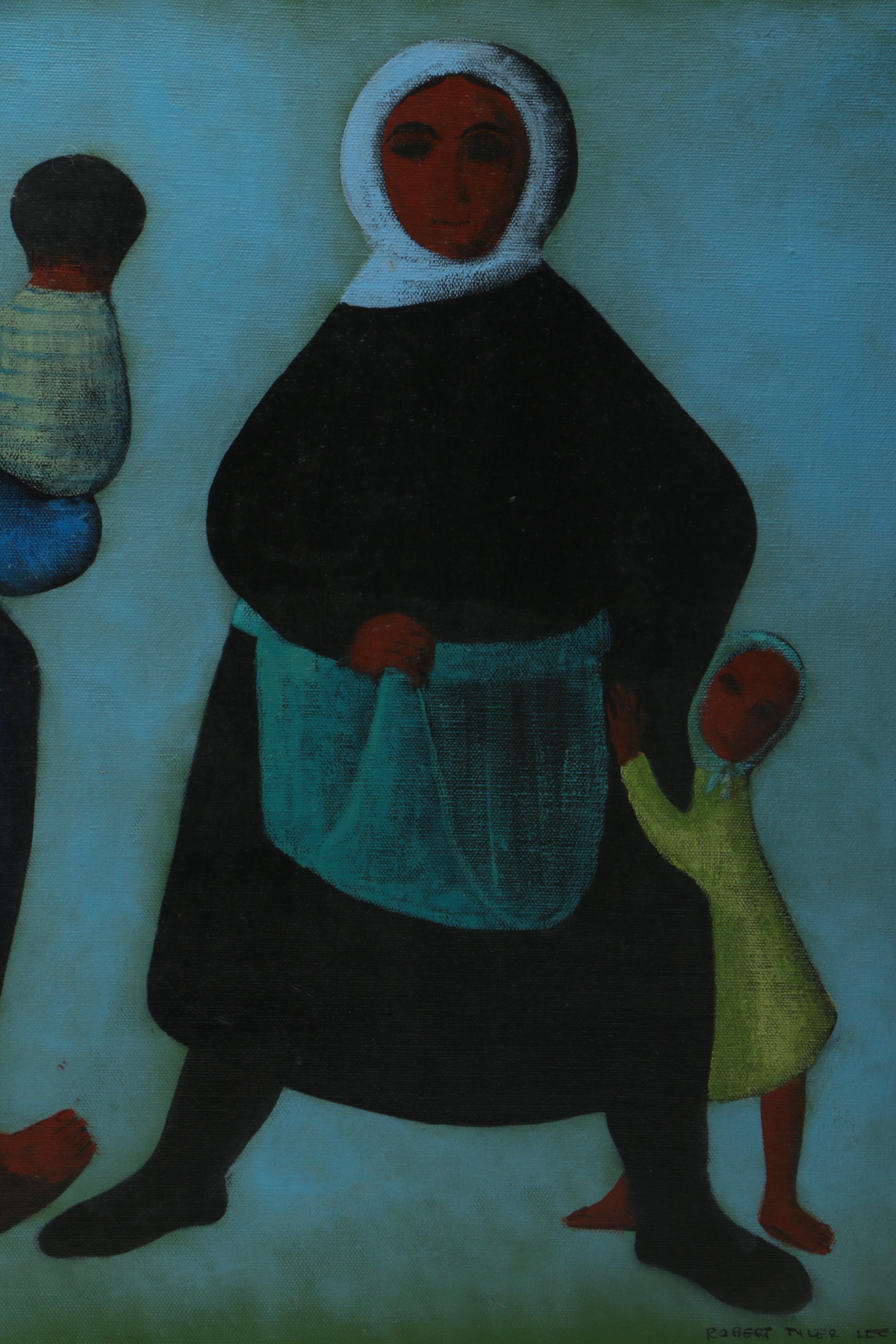 Lisa Maliszewski Acrylic Painting and Robert Tyler Lee Oil Painting