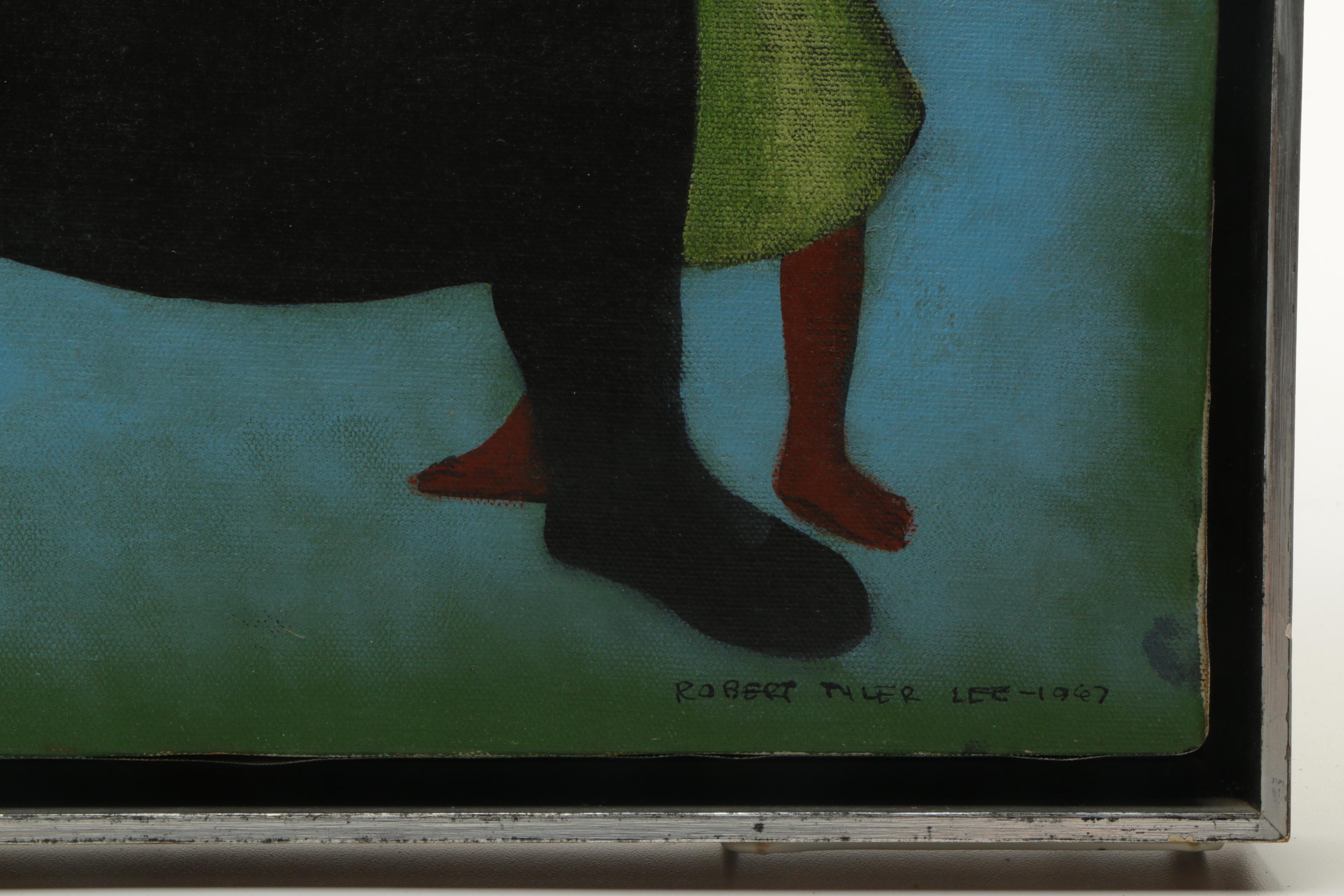 Lisa Maliszewski Acrylic Painting and Robert Tyler Lee Oil Painting