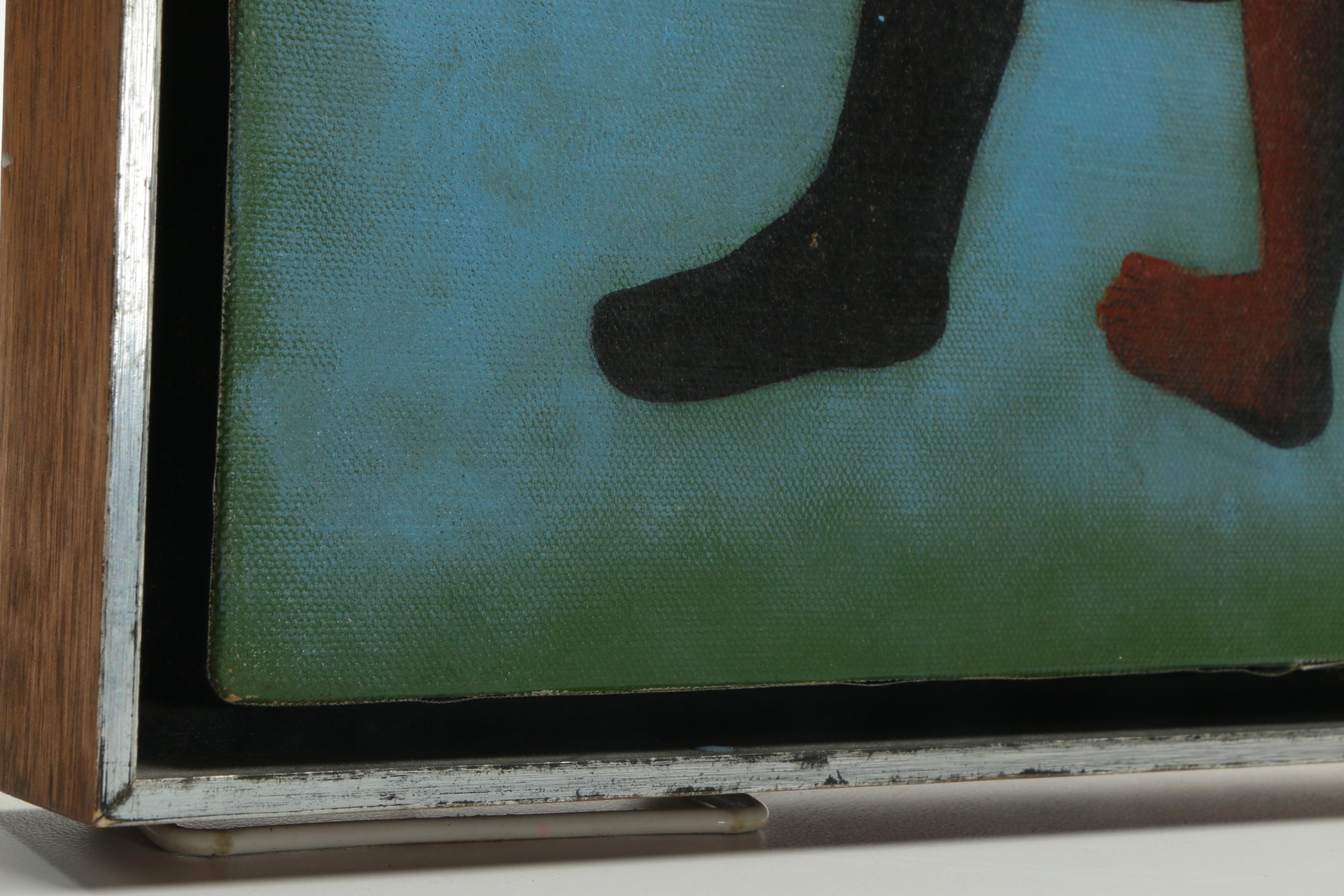 Lisa Maliszewski Acrylic Painting and Robert Tyler Lee Oil Painting