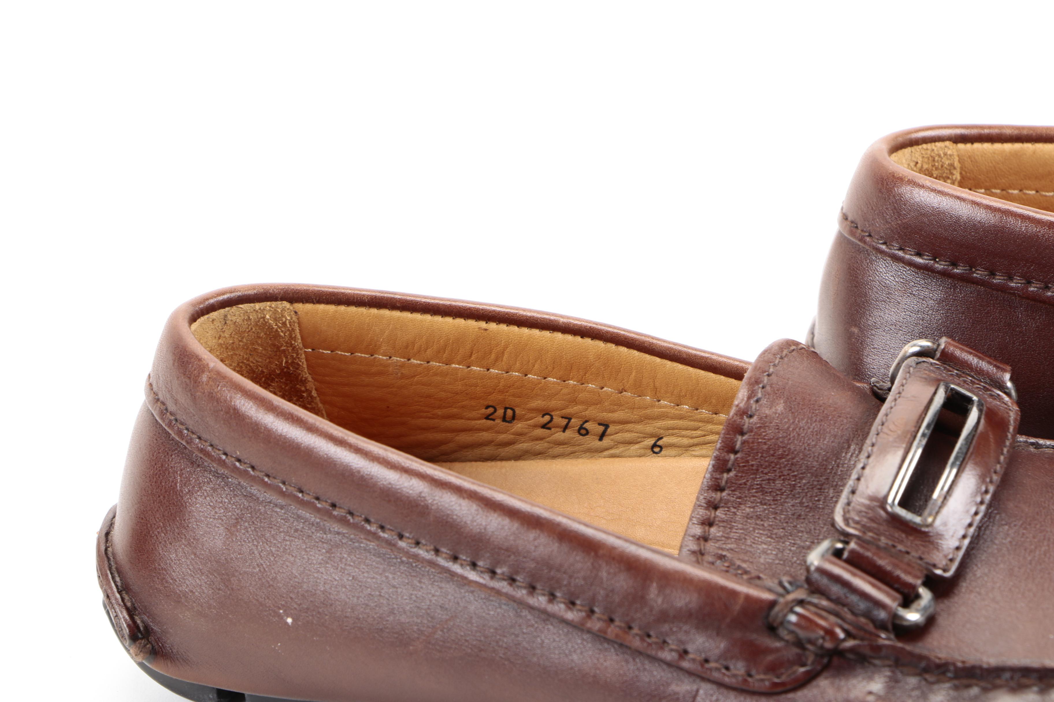 Men's Prada Brown Leather Loafers