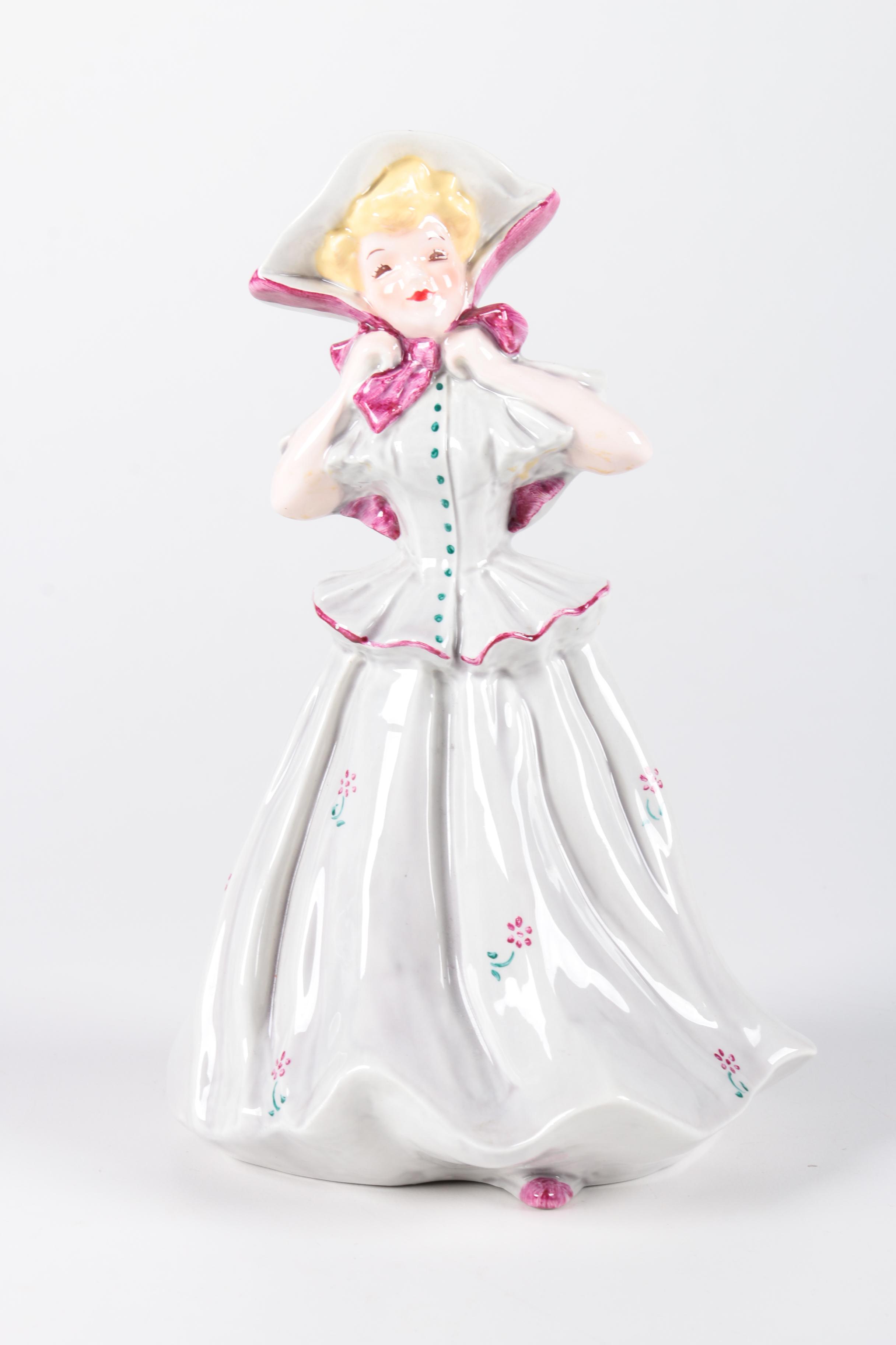 Pair of Vintage Florence Ceramics Figurines