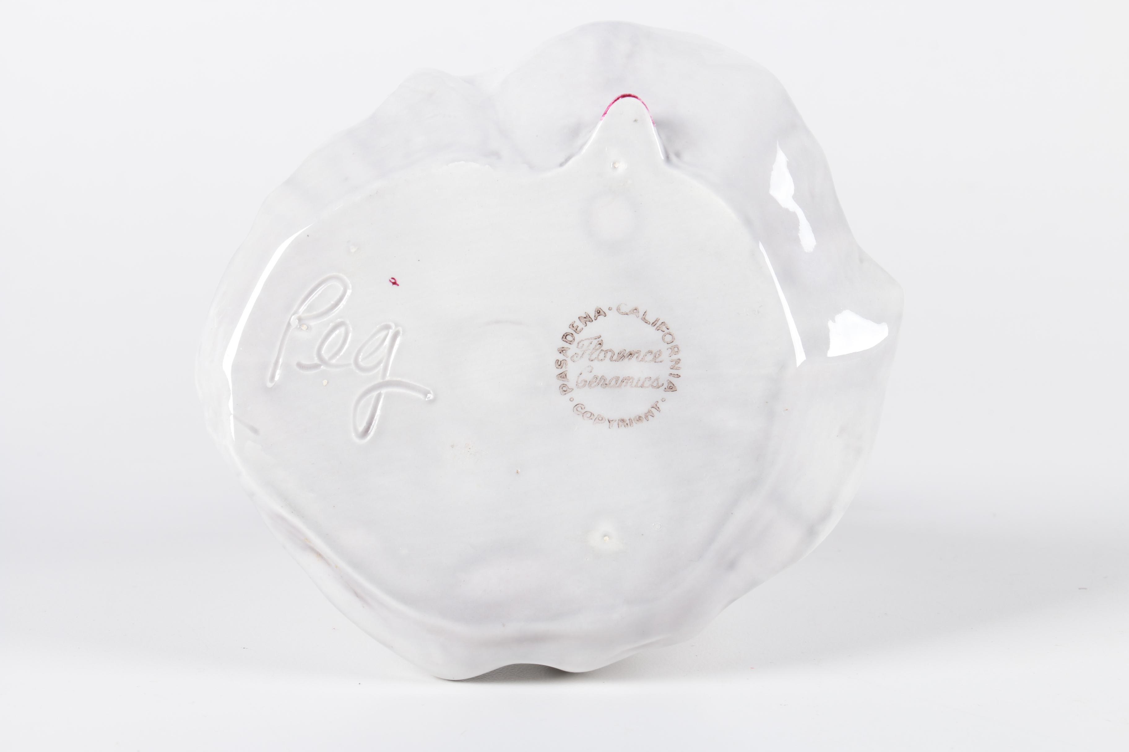 Pair of Vintage Florence Ceramics Figurines