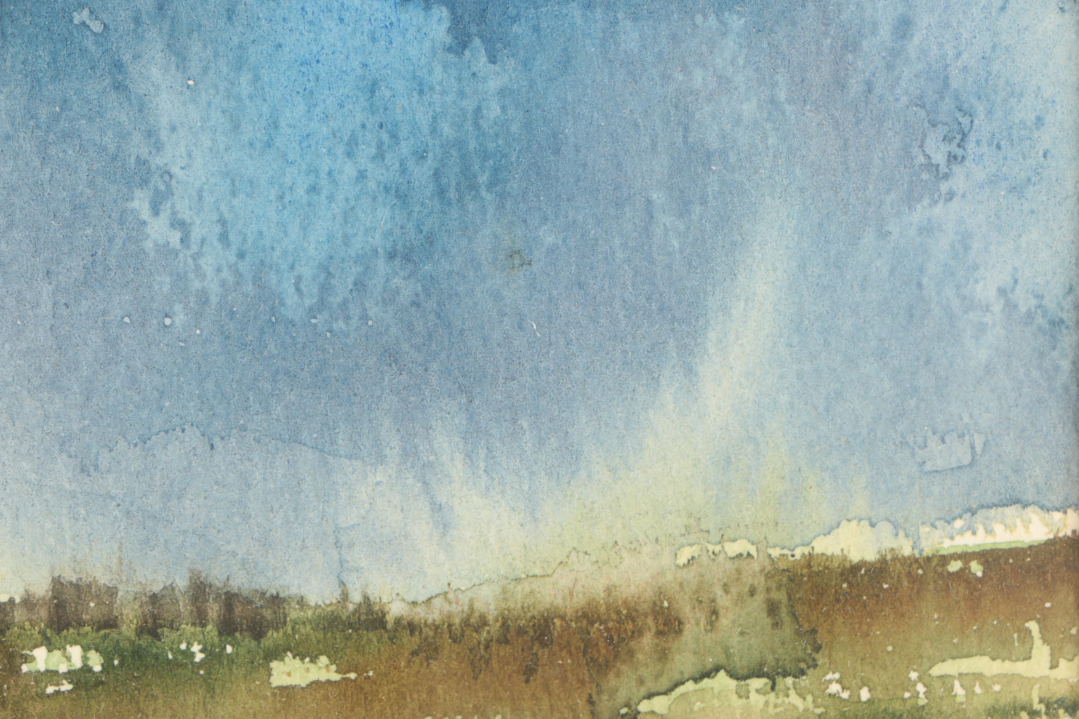 C. Smith Watercolor Painting of a Landscape