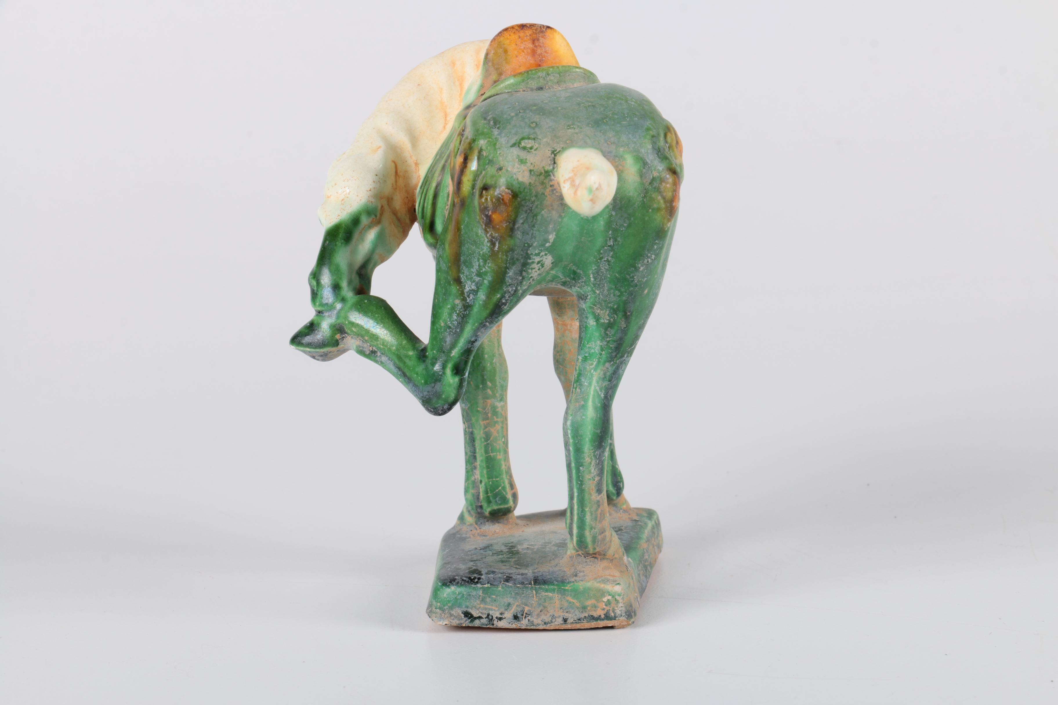 Tang Dynasty Style Ceramic Horse Figurines