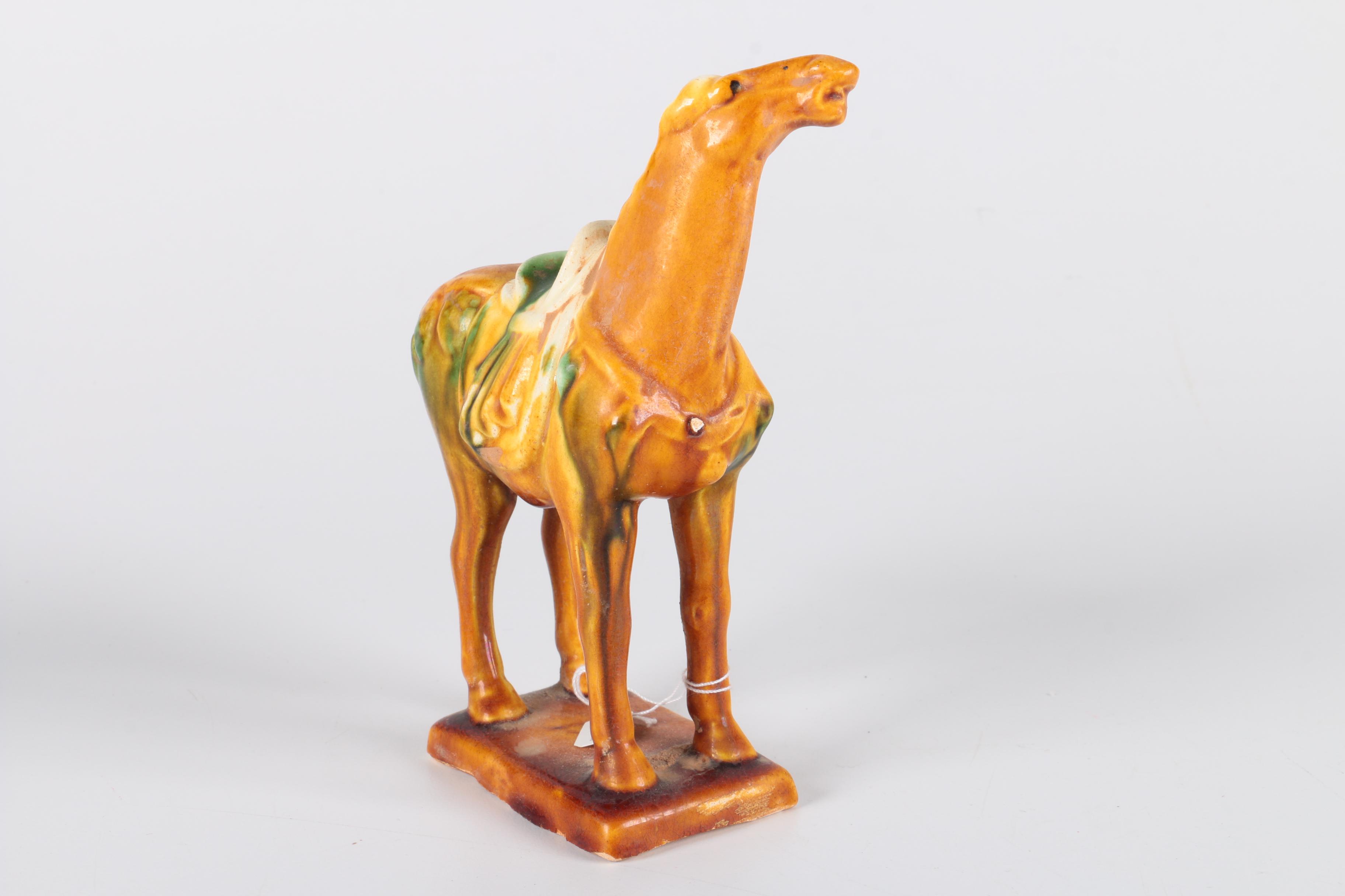 Tang Dynasty Style Ceramic Horse Figurines