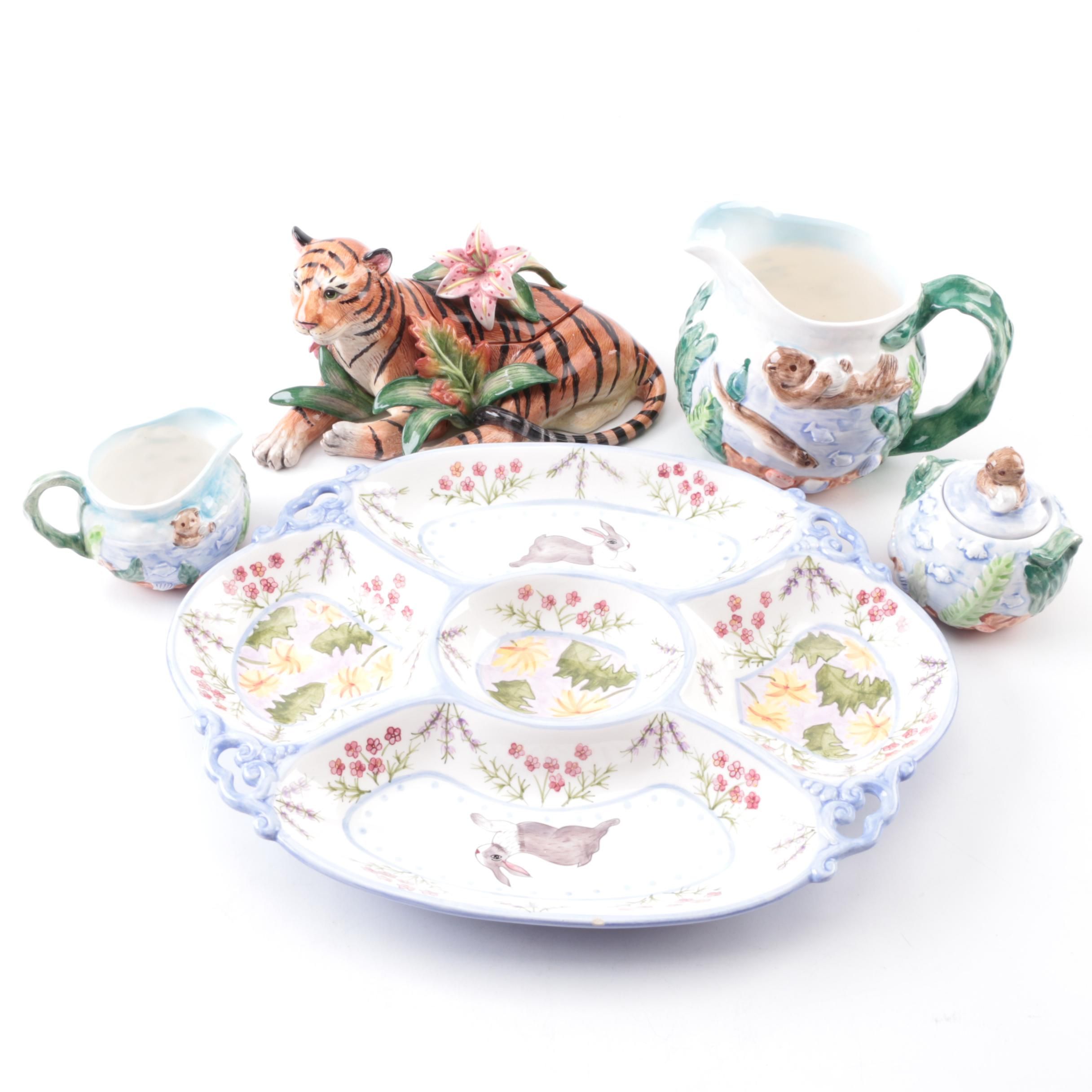 Ceramic Animal Themed Tableware