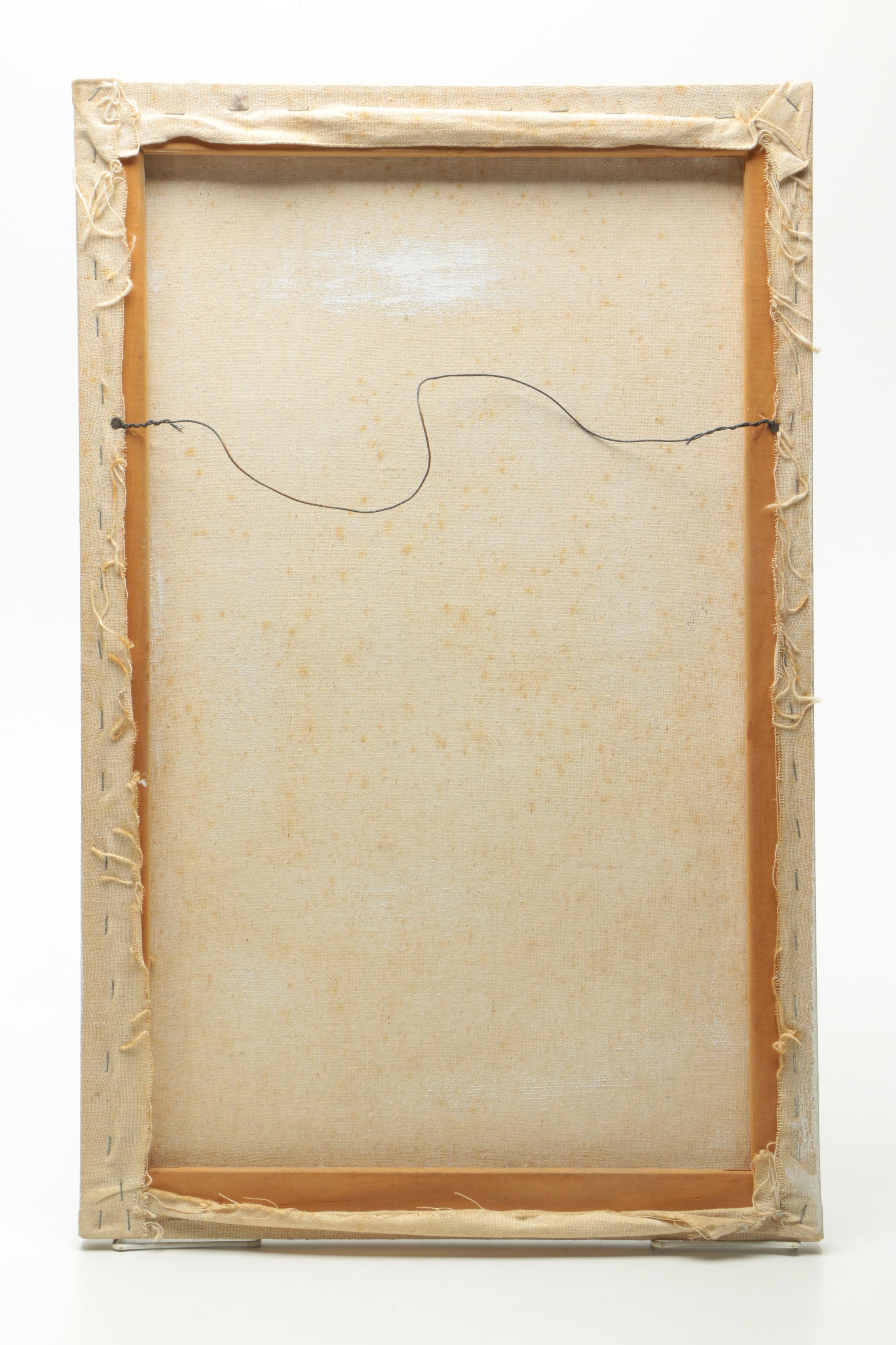 Schwab Oil Painting on Canvas of Coastal Scene