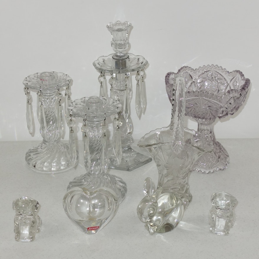 Vintage Crystal and Early American Pressed Glass