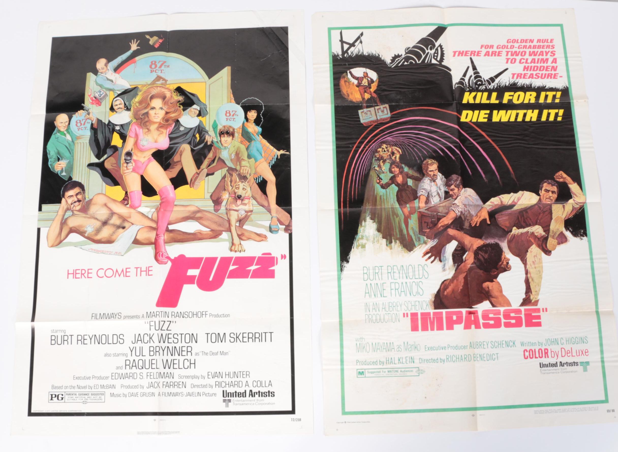 Pair of Burt Reynolds Movie Posters
