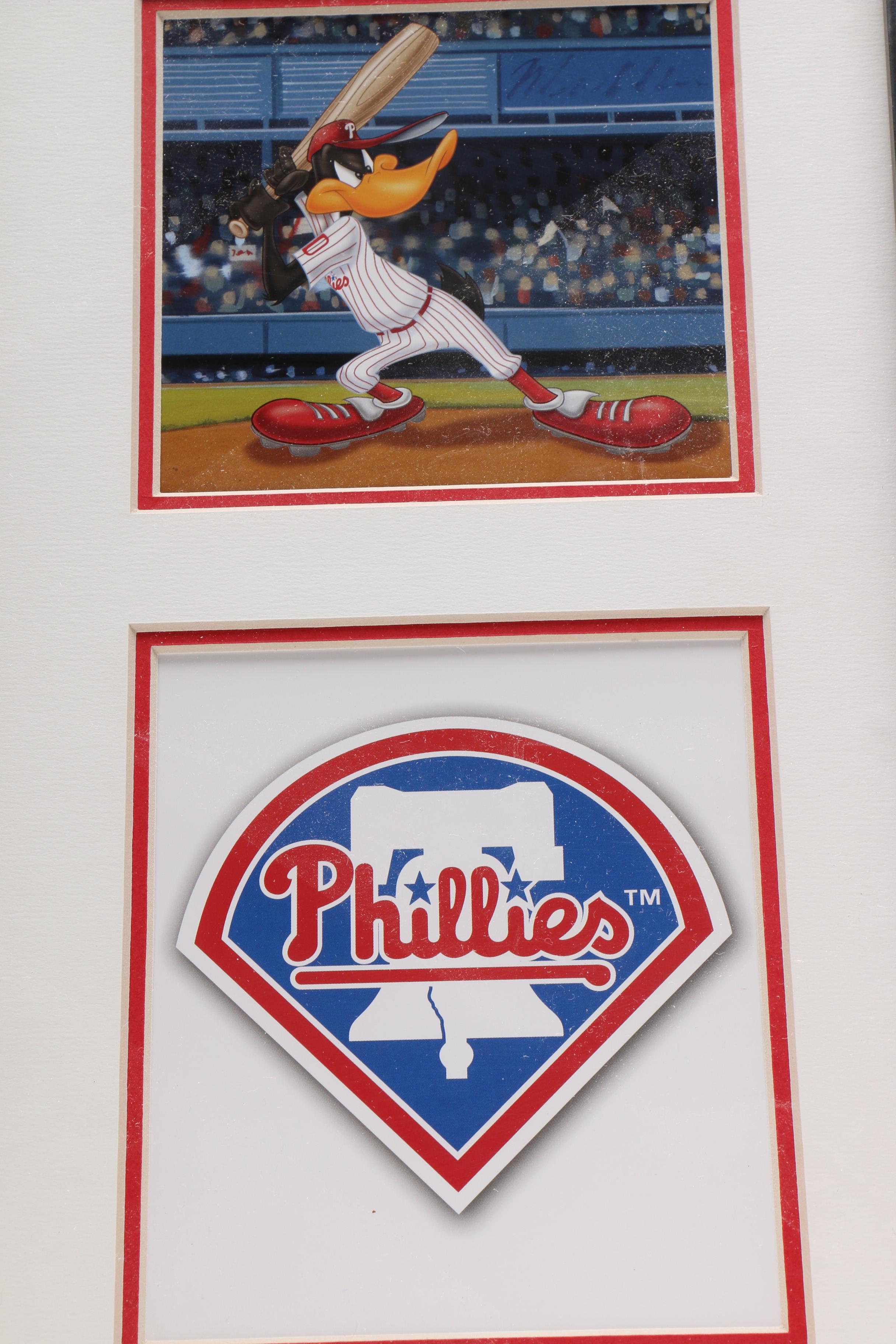 Looney Tunes 2001 Limited Edition Offset Lithograph "Philadelphia Phillies"