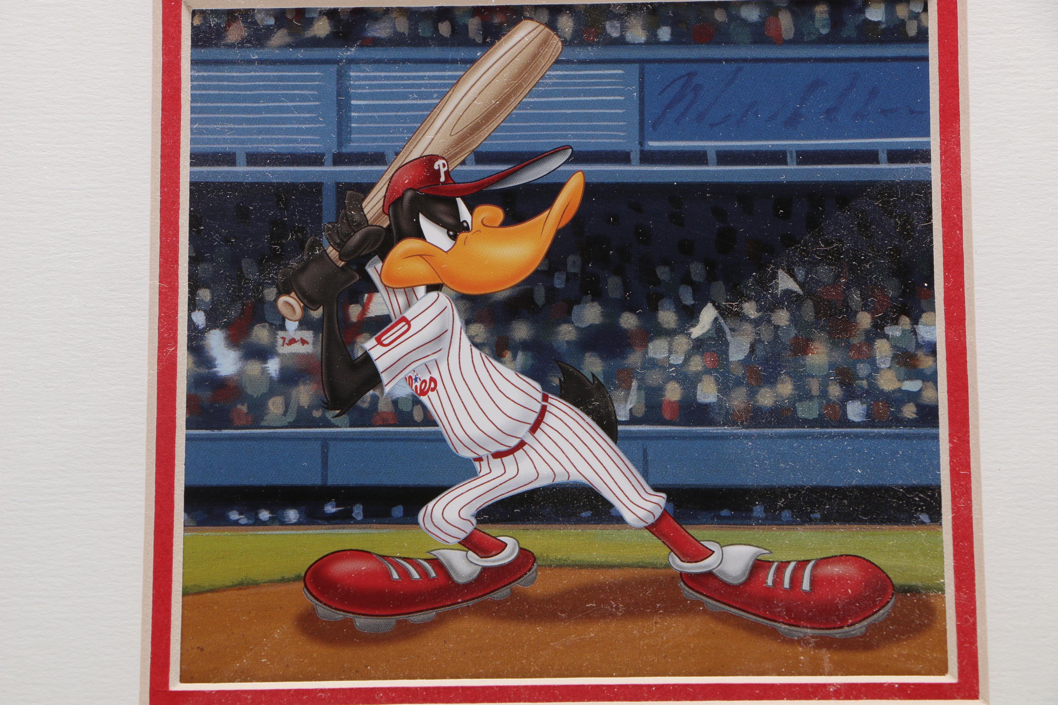 Looney Tunes 2001 Limited Edition Offset Lithograph "Philadelphia Phillies"