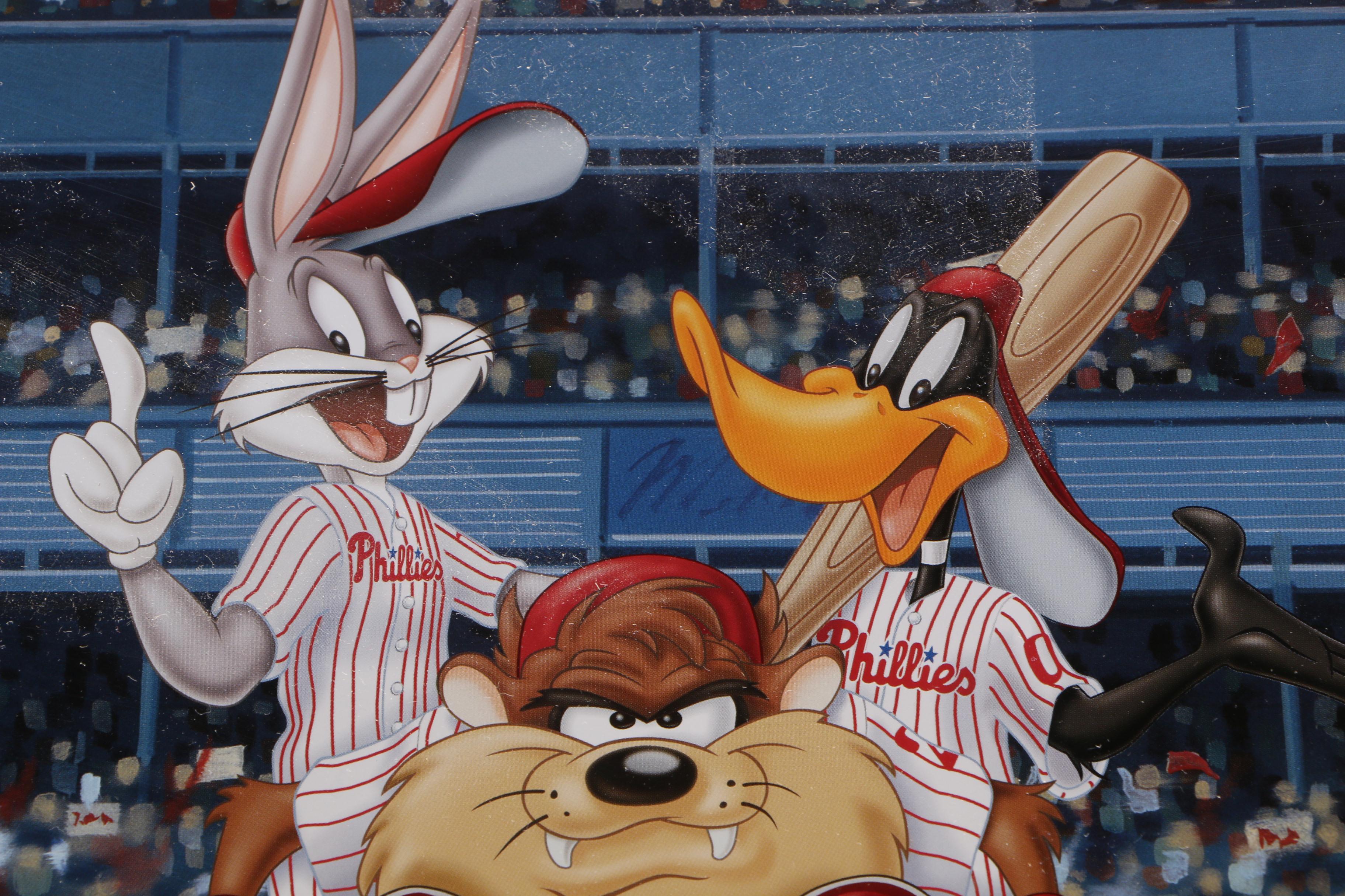 Looney Tunes 2001 Limited Edition Offset Lithograph "Philadelphia Phillies"