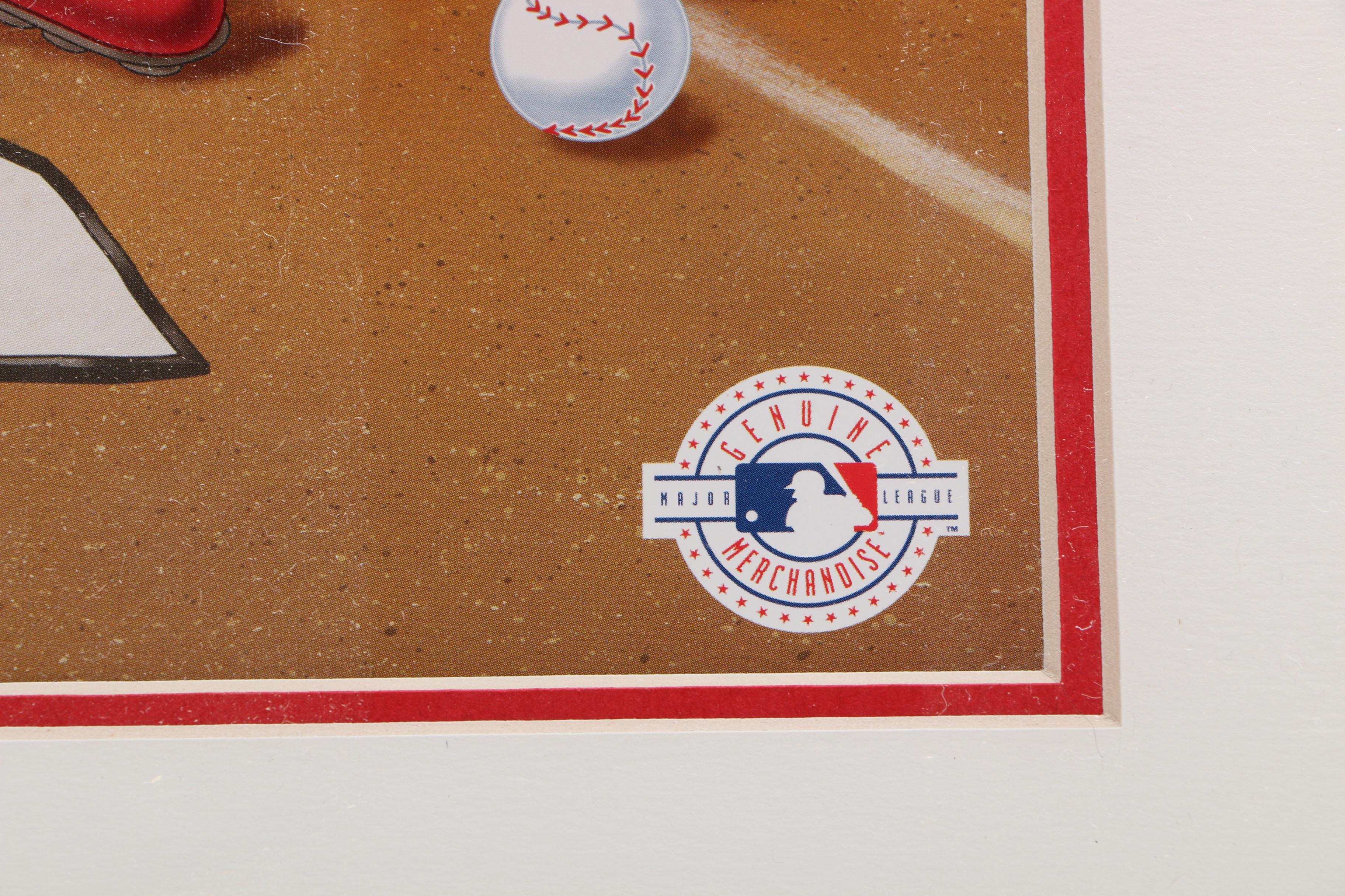 Looney Tunes 2001 Limited Edition Offset Lithograph "Philadelphia Phillies"