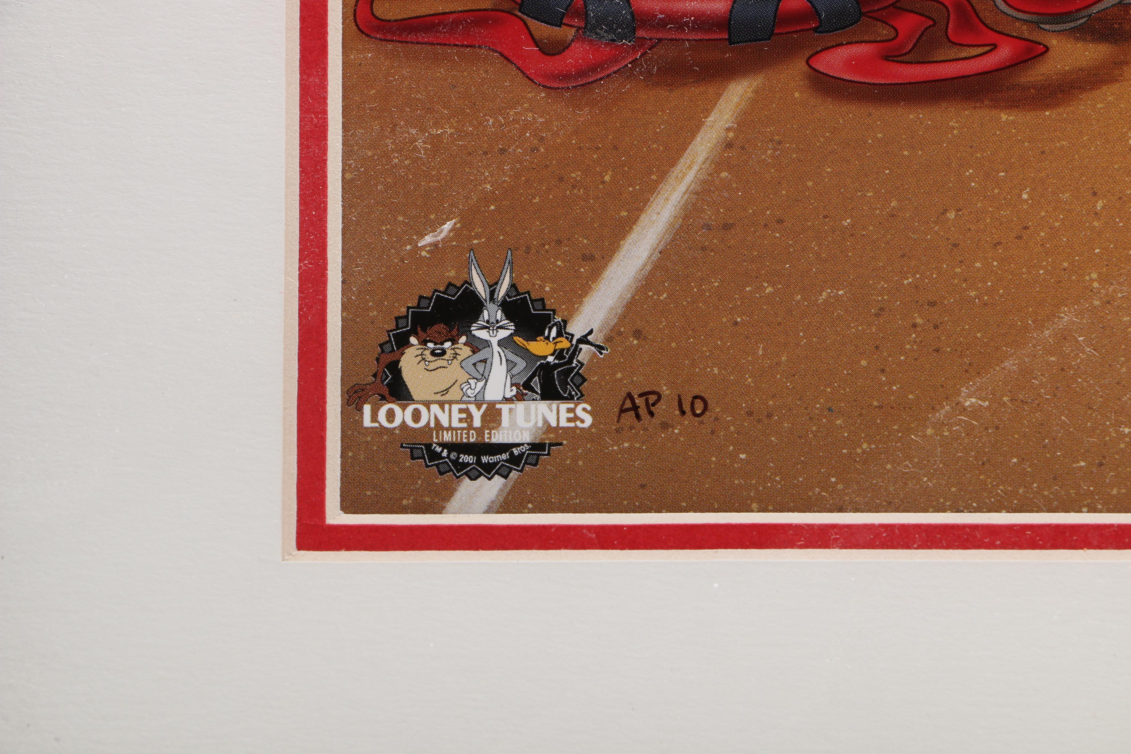 Looney Tunes 2001 Limited Edition Offset Lithograph "Philadelphia Phillies"