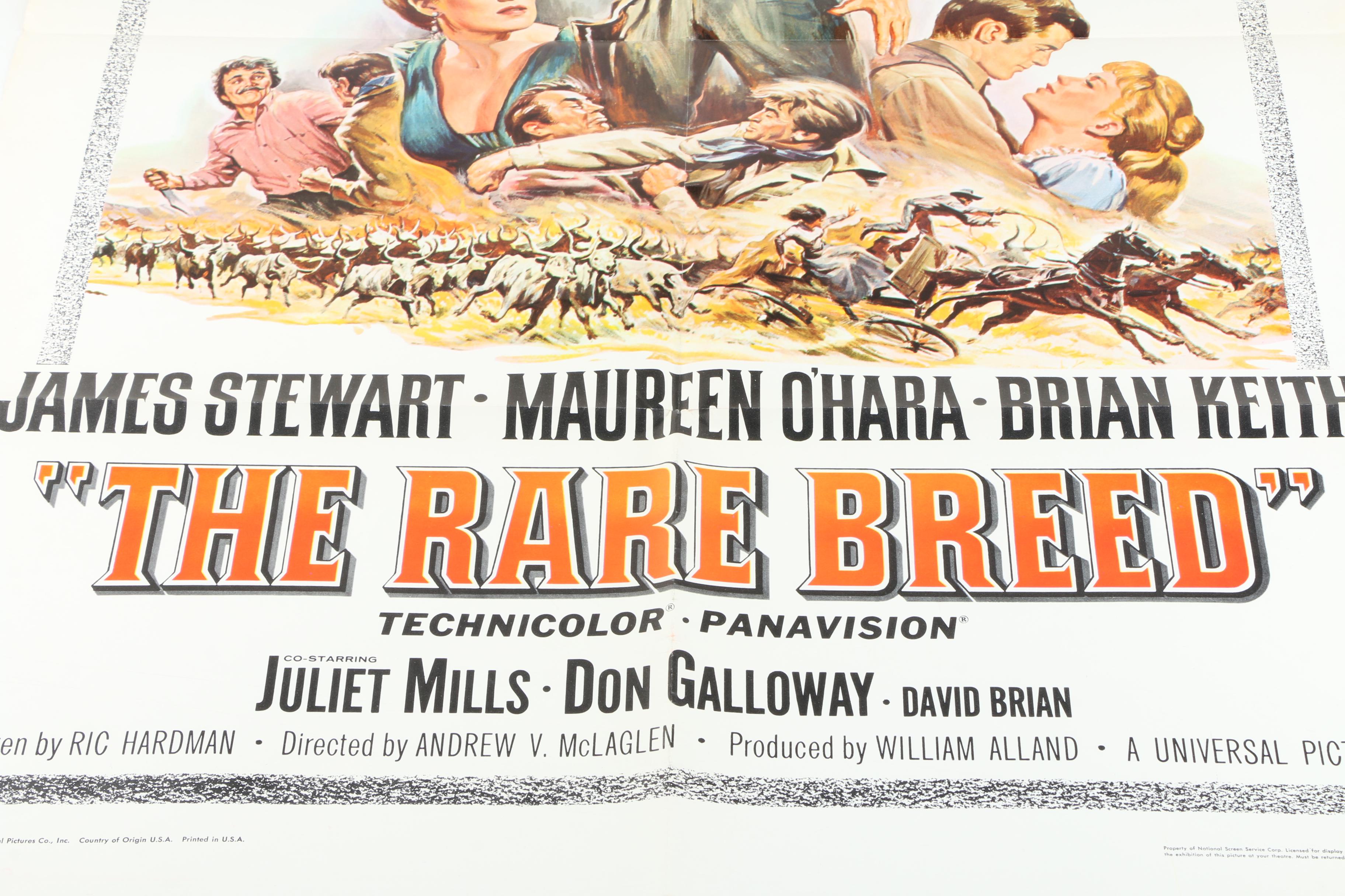 1966 "The Rare Breed" and 1973 "Oklahoma Crude" Movie Posters and Lobby Cards