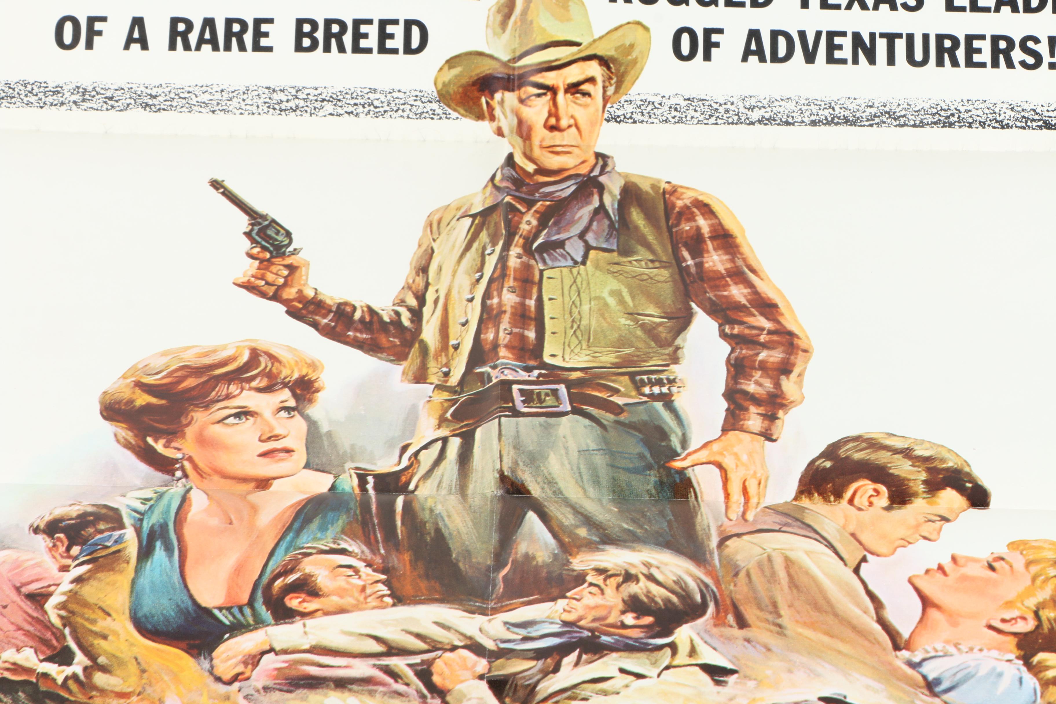 1966 "The Rare Breed" and 1973 "Oklahoma Crude" Movie Posters and Lobby Cards