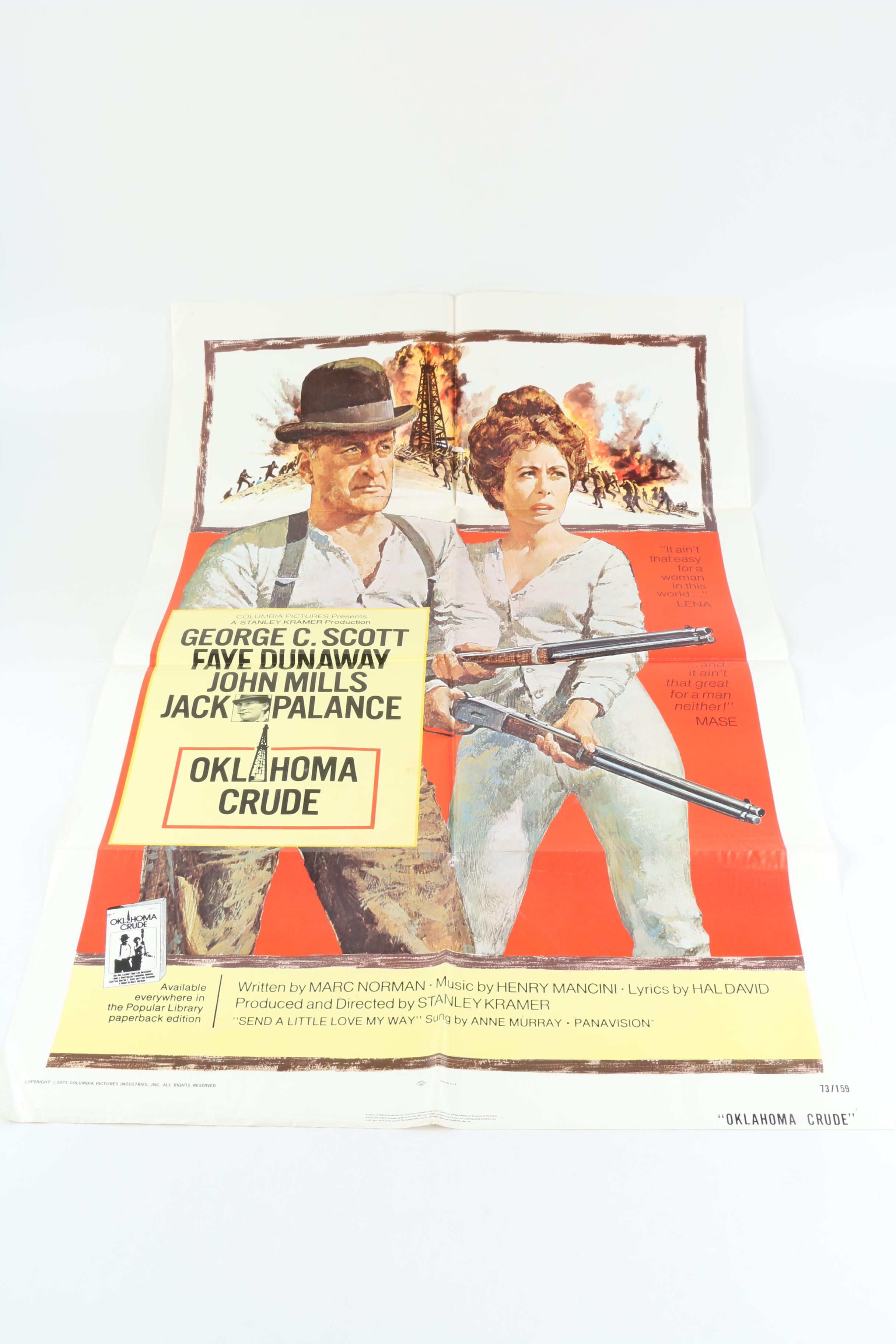 1966 "The Rare Breed" and 1973 "Oklahoma Crude" Movie Posters and Lobby Cards