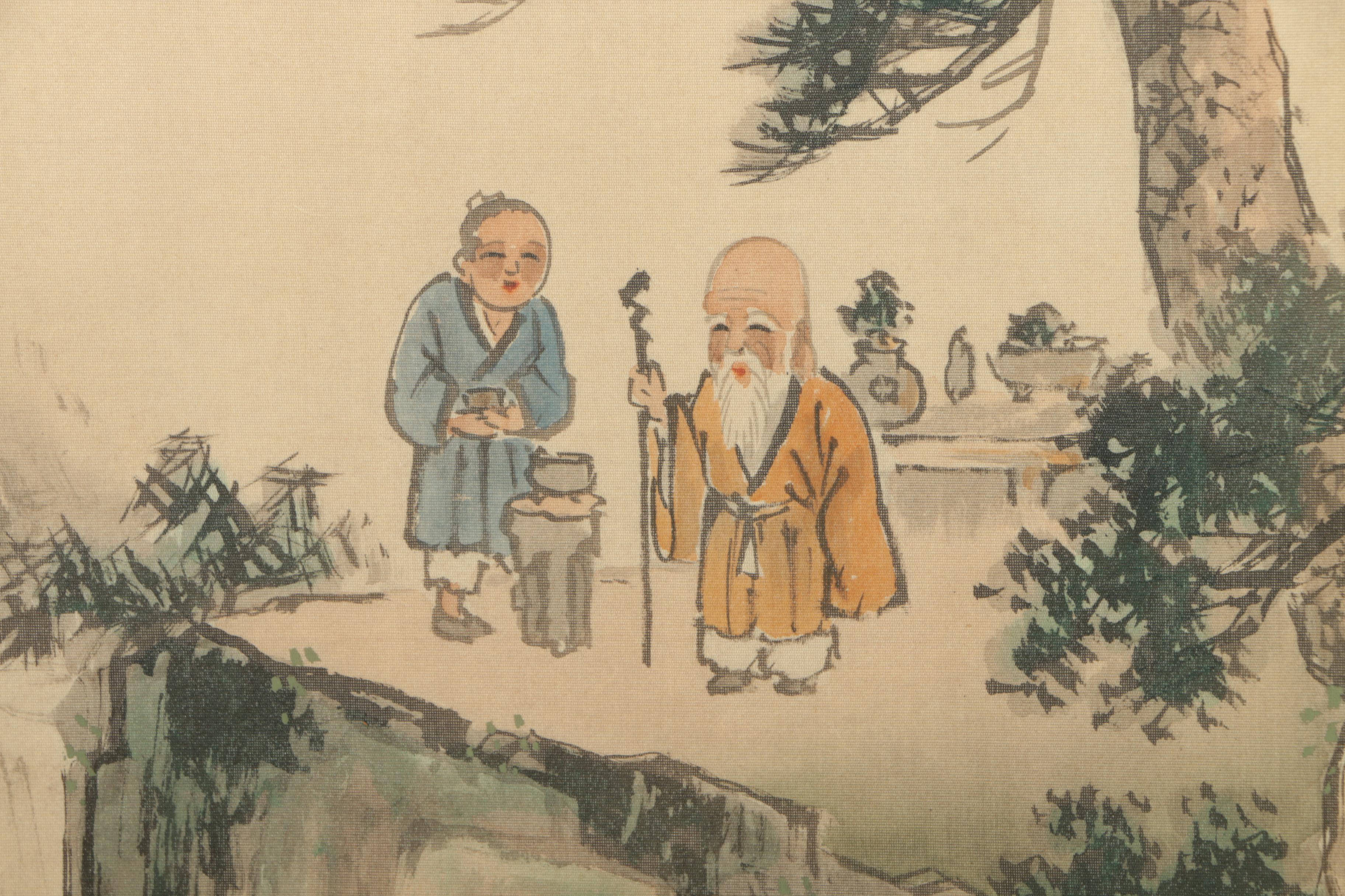 Pair of Chinese Landscape Paintings