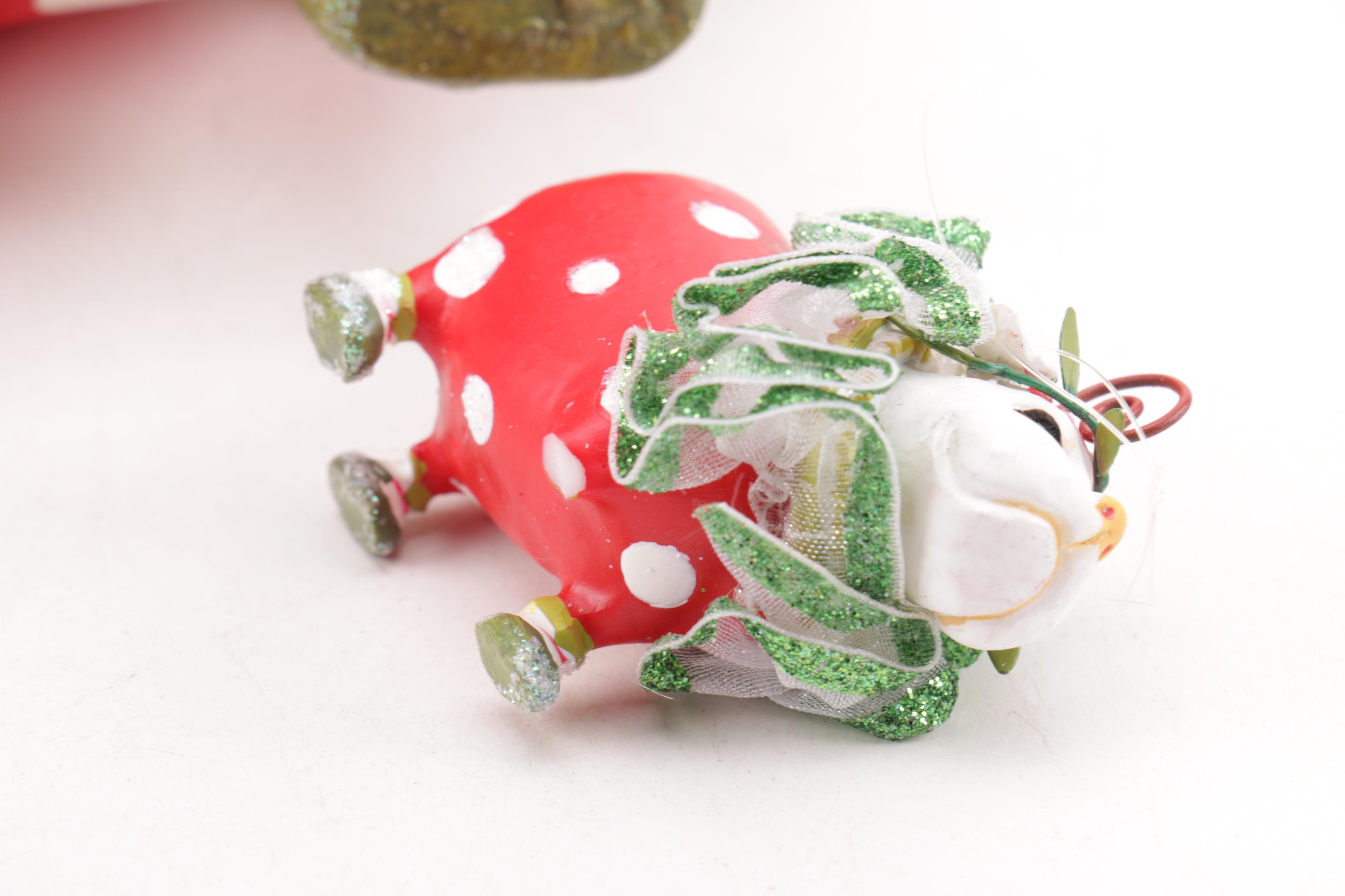 Department 56 "Krinkles" Seasonal Holiday Ornaments