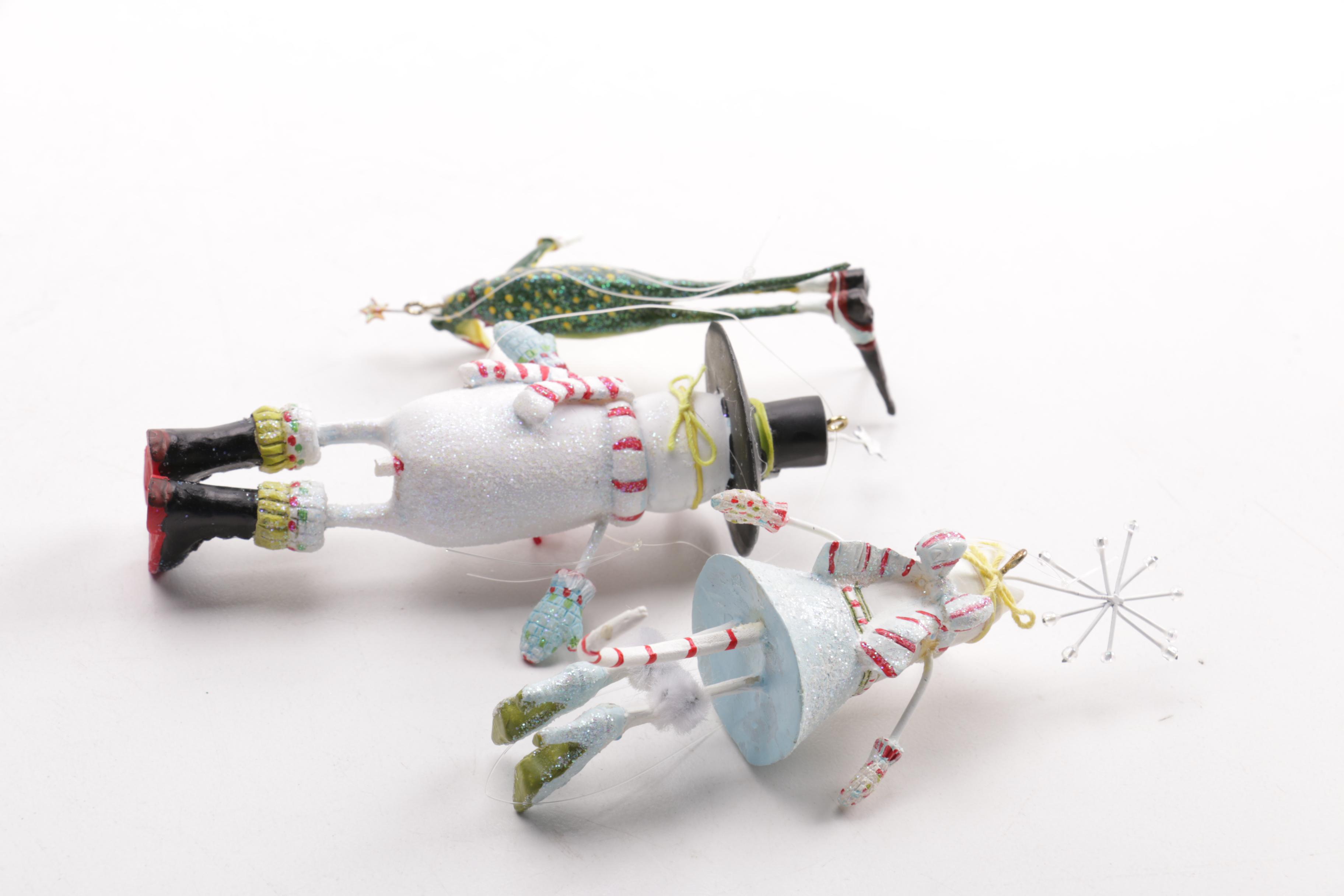 Department 56 "Krinkles" Seasonal Holiday Ornaments