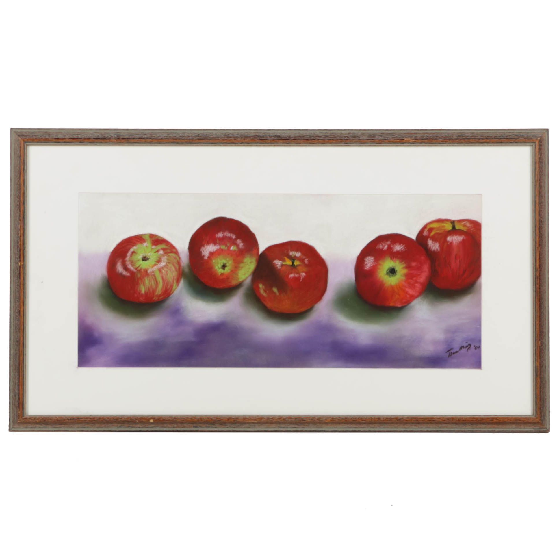 Tsun Ming Chmielinski Pastel "Apples"