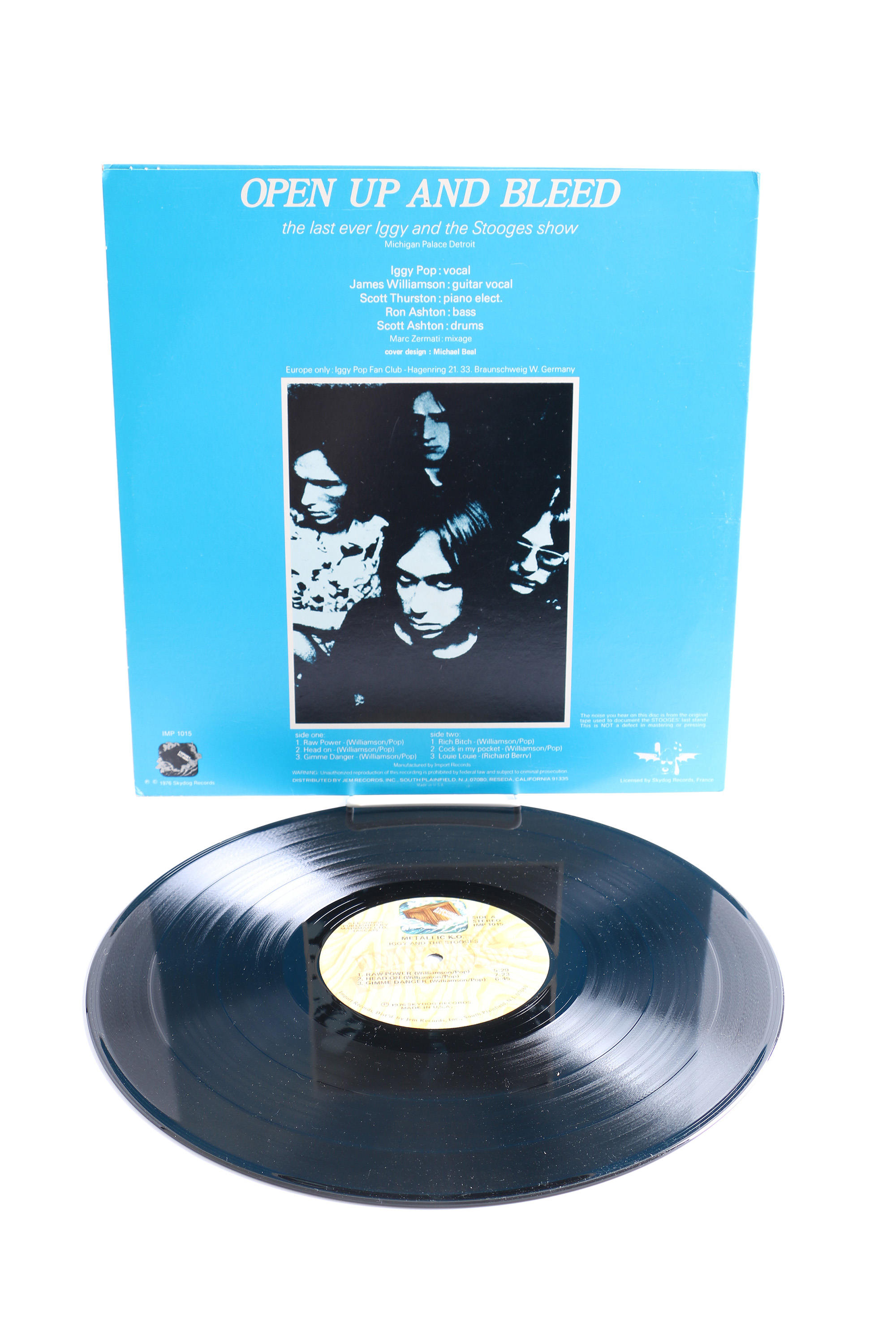 Iggy And The Stooges LPs Including "Raw Power" Original Dutch Pressing