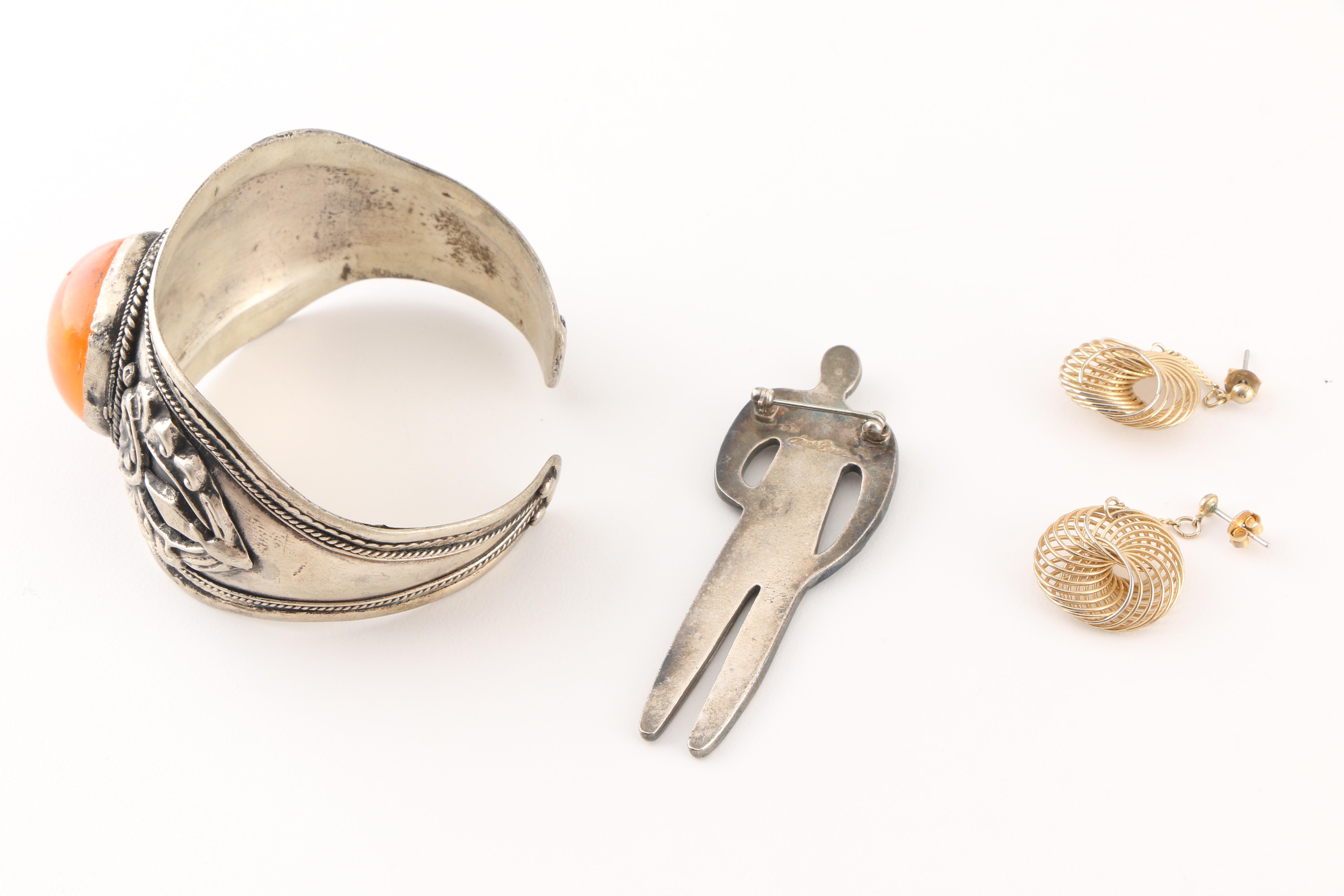 Assortment Of Costume Jewelry Including Laurel Burch