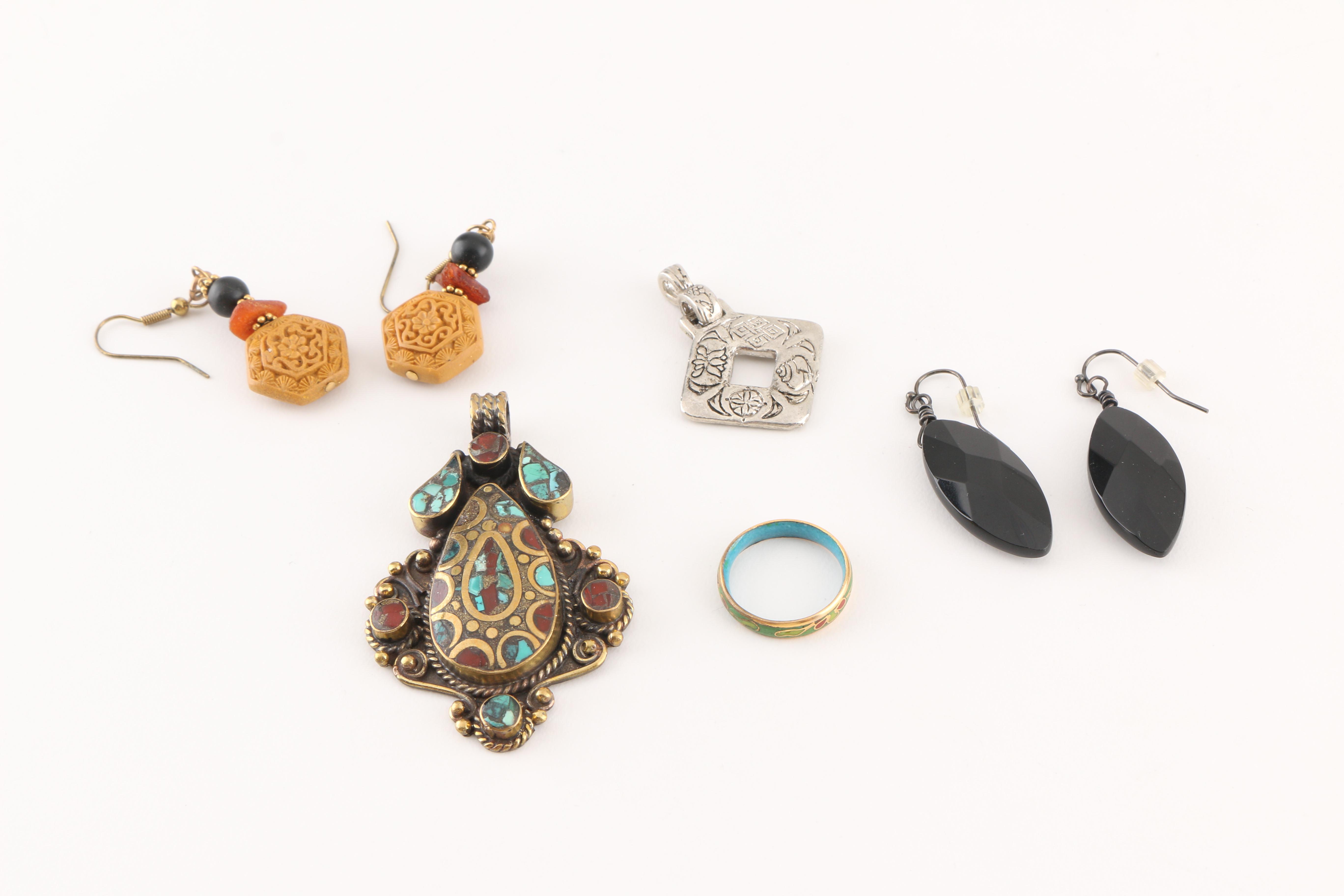 Assortment Of Costume Jewelry Including Laurel Burch