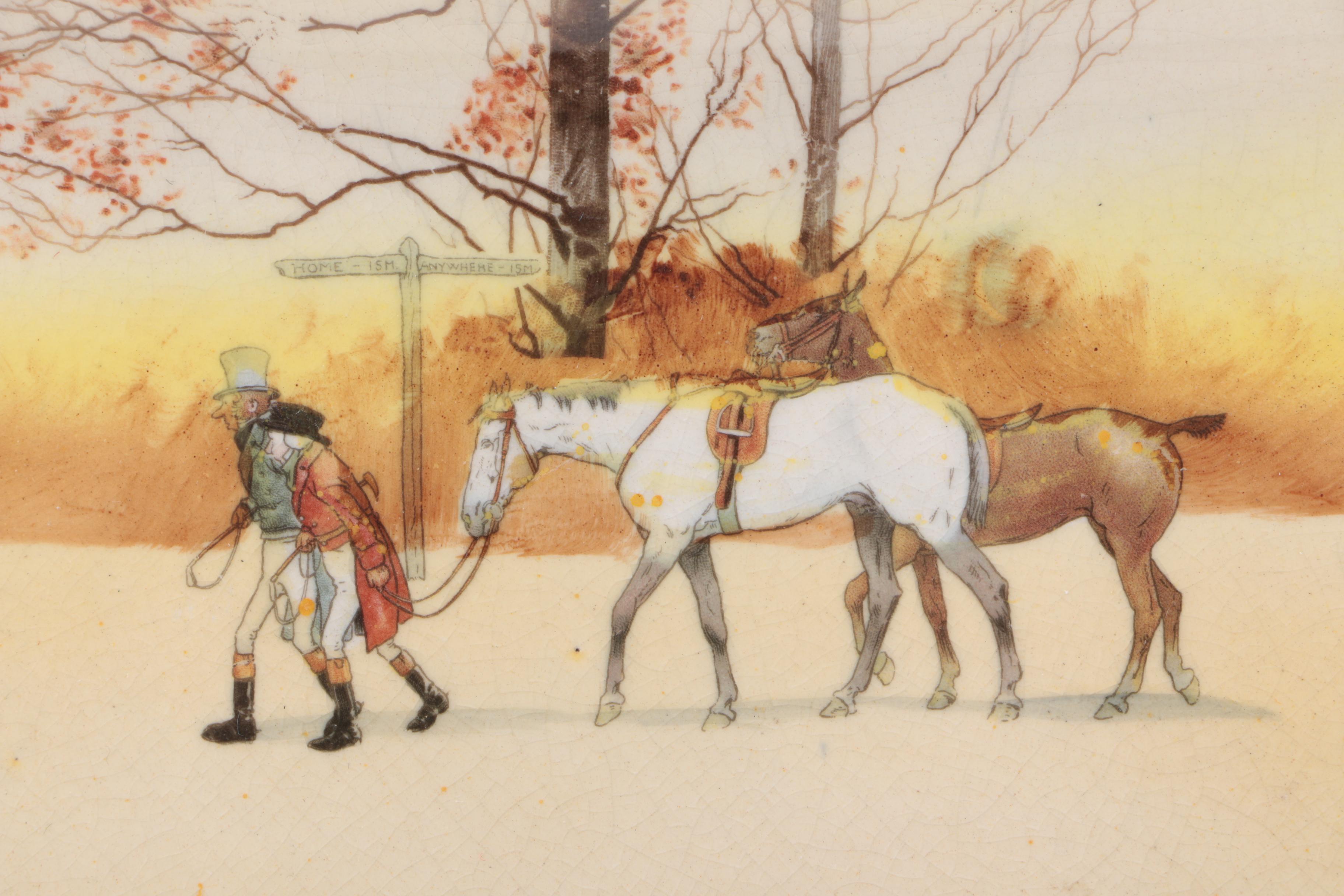 Royal Doulton Hunting Scene Sandwich Trays