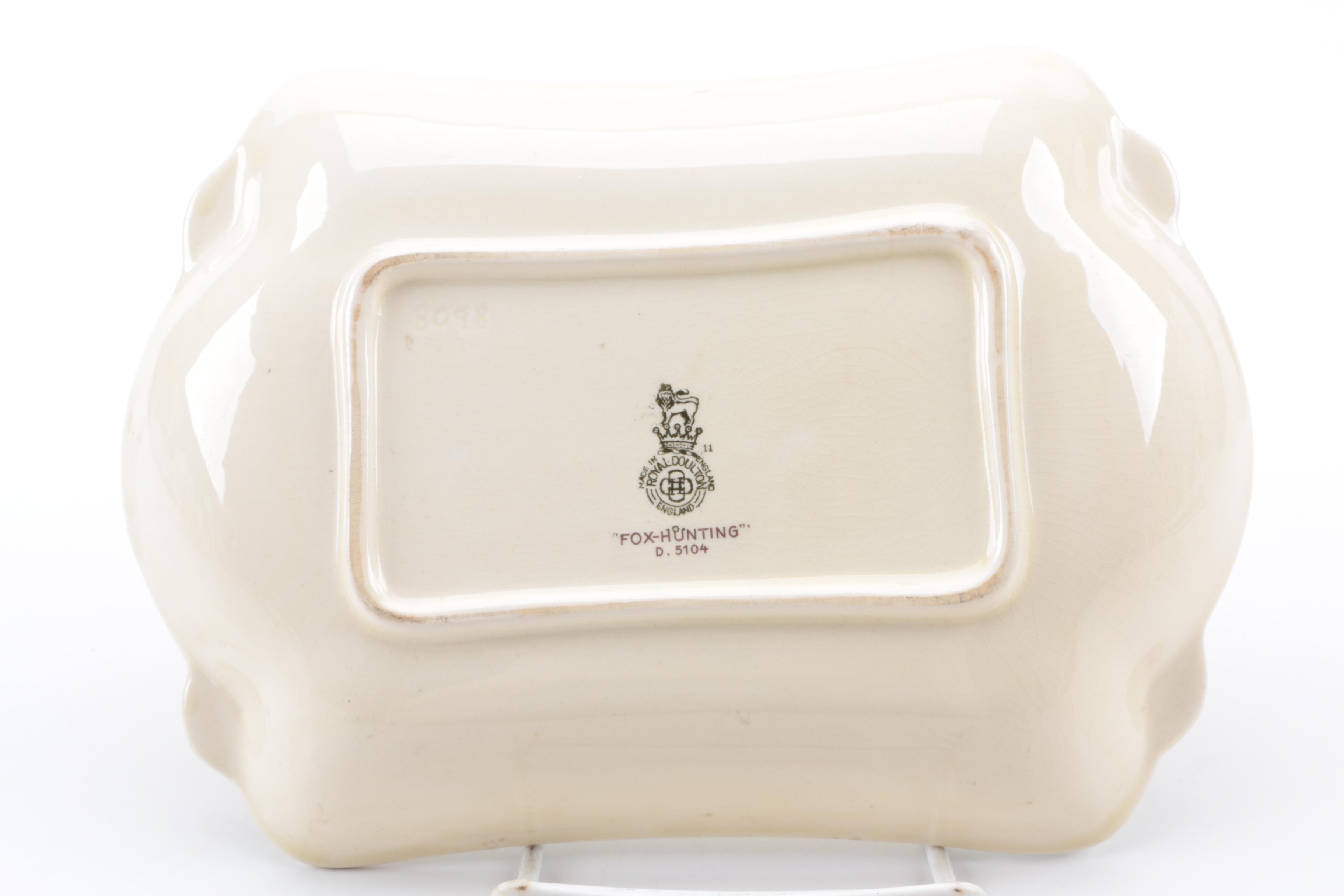 Royal Doulton Hunting Scene Sandwich Trays