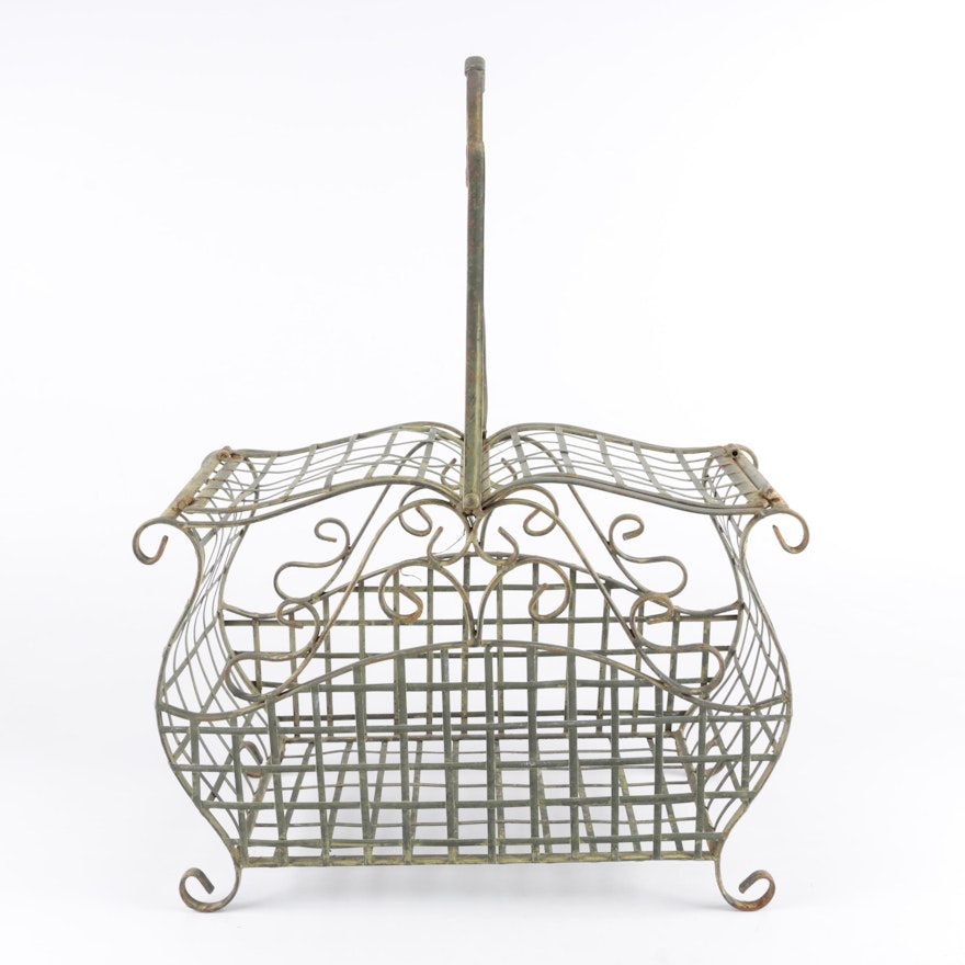 Metal Basket with Handle