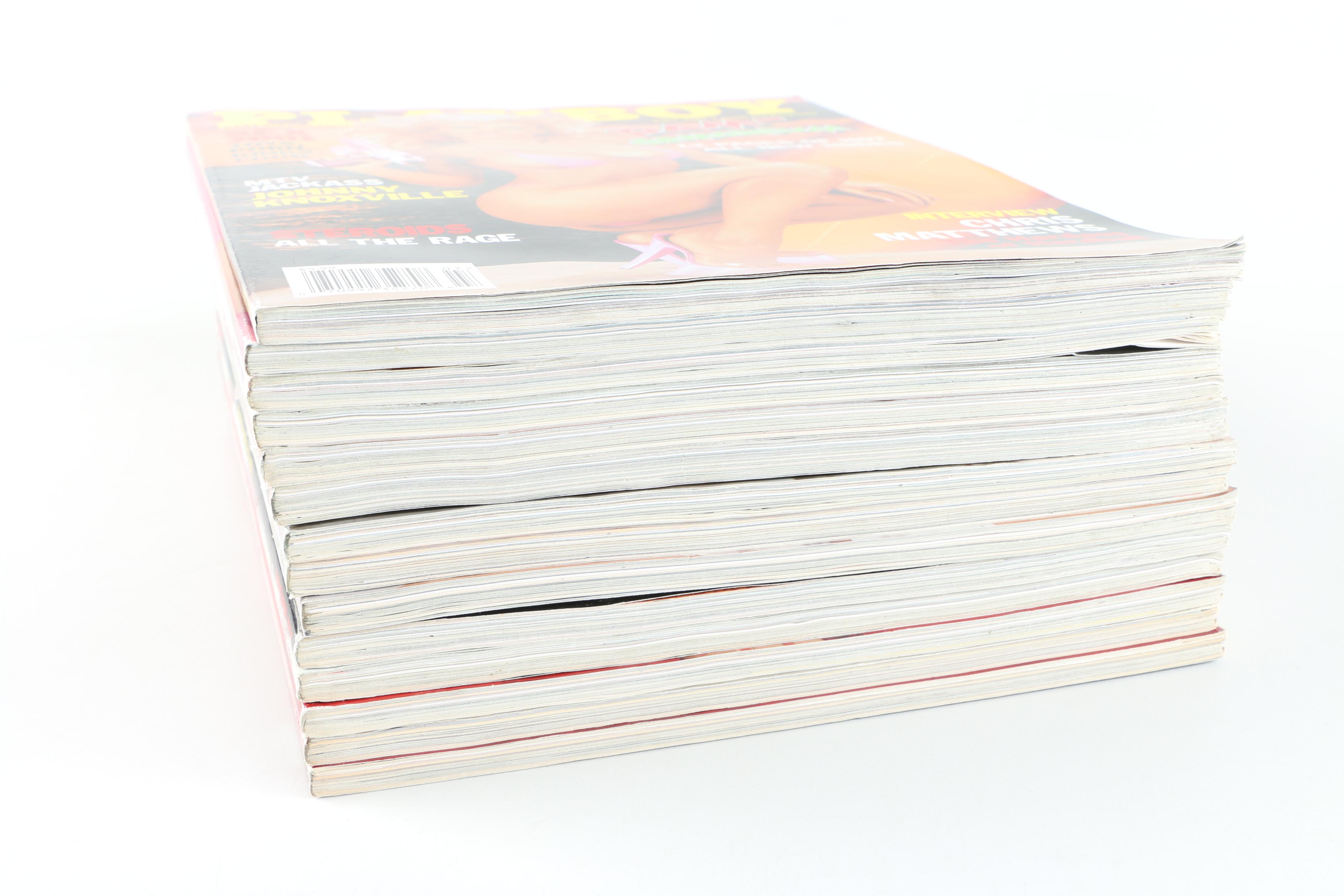 Collection of "Playboy" Magazines Featuring Pamela Anderson and Jenny McCarthy