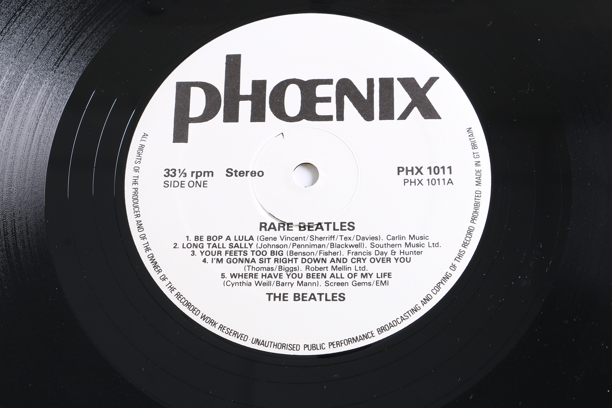 The Beatles "Rare Beatles" UK Pressing LP