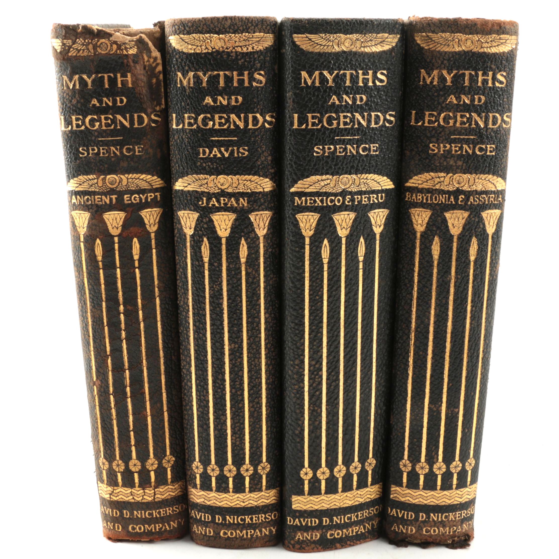 Four Volumes of "Myths and Legends" by Lewis Spence