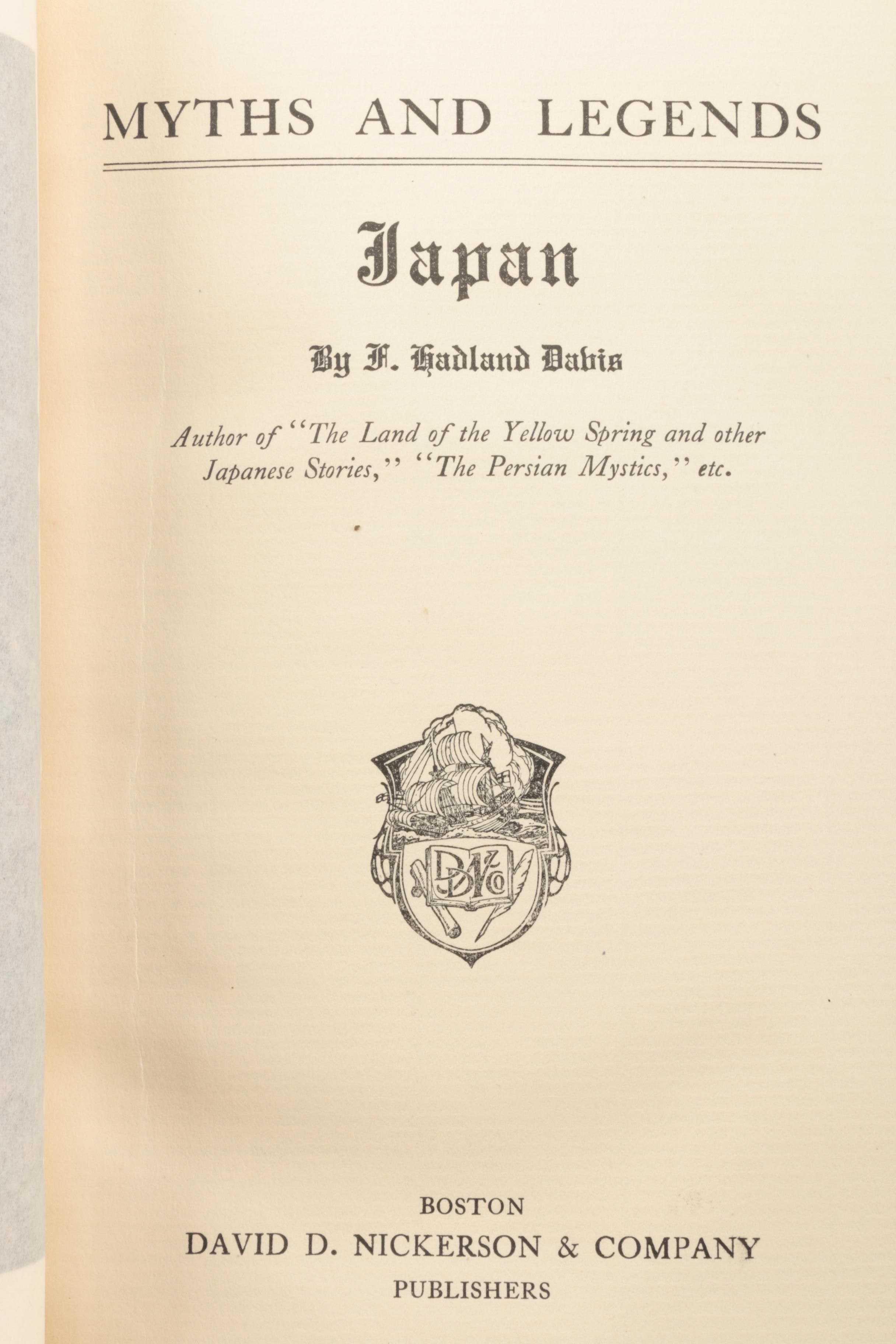 Four Volumes of "Myths and Legends" by Lewis Spence