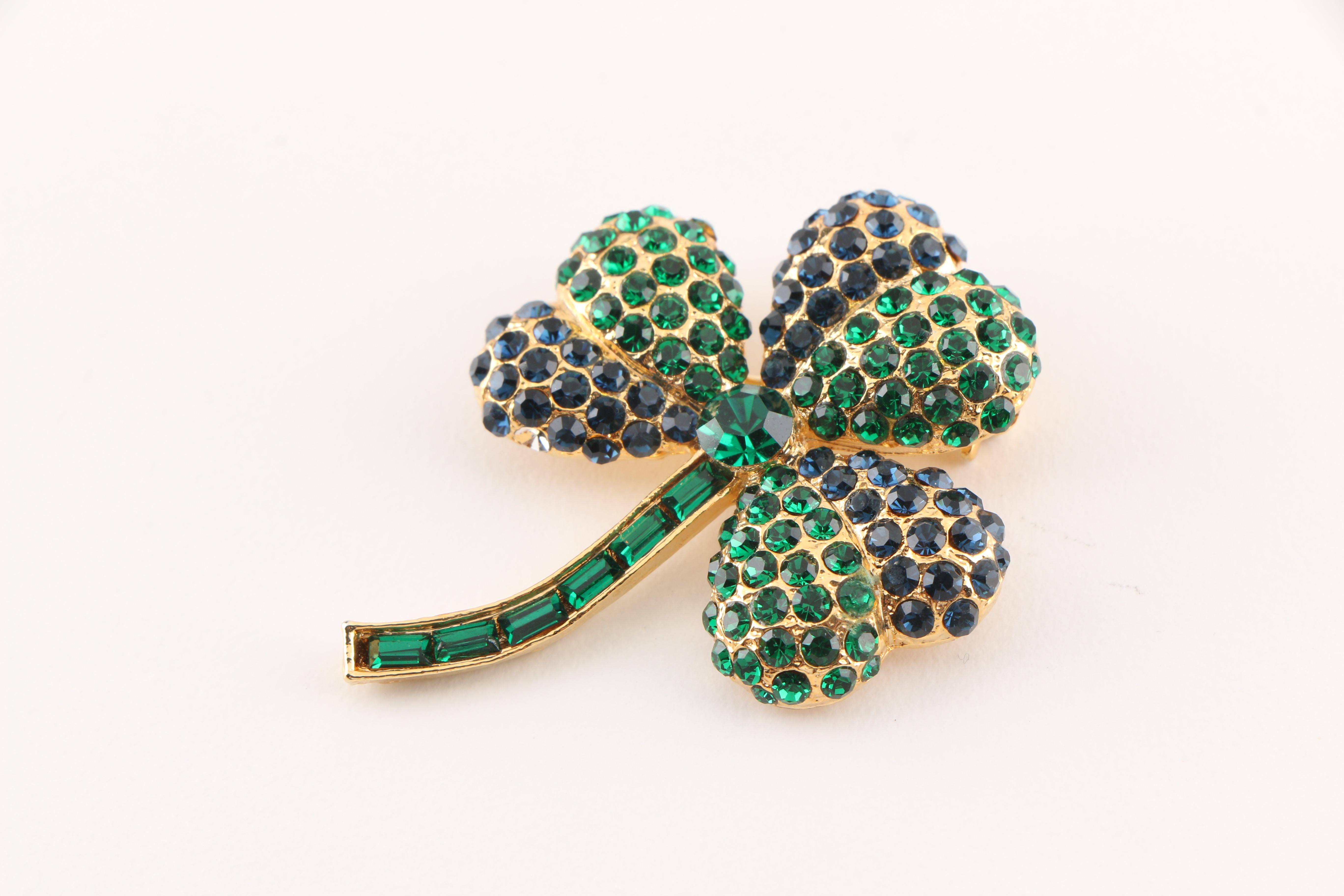 Collection of Vintage Brooches Featuring Kramer