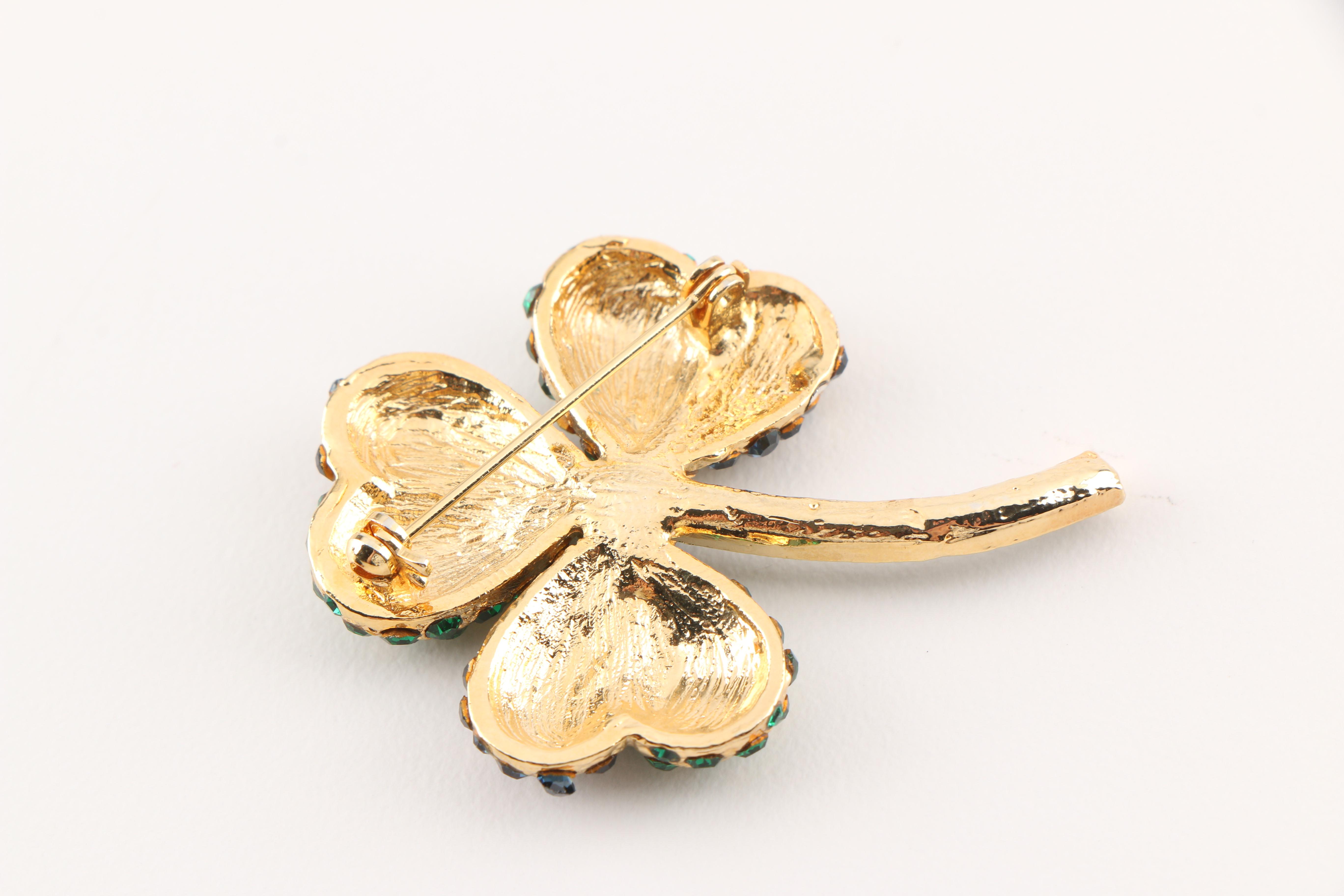 Collection of Vintage Brooches Featuring Kramer