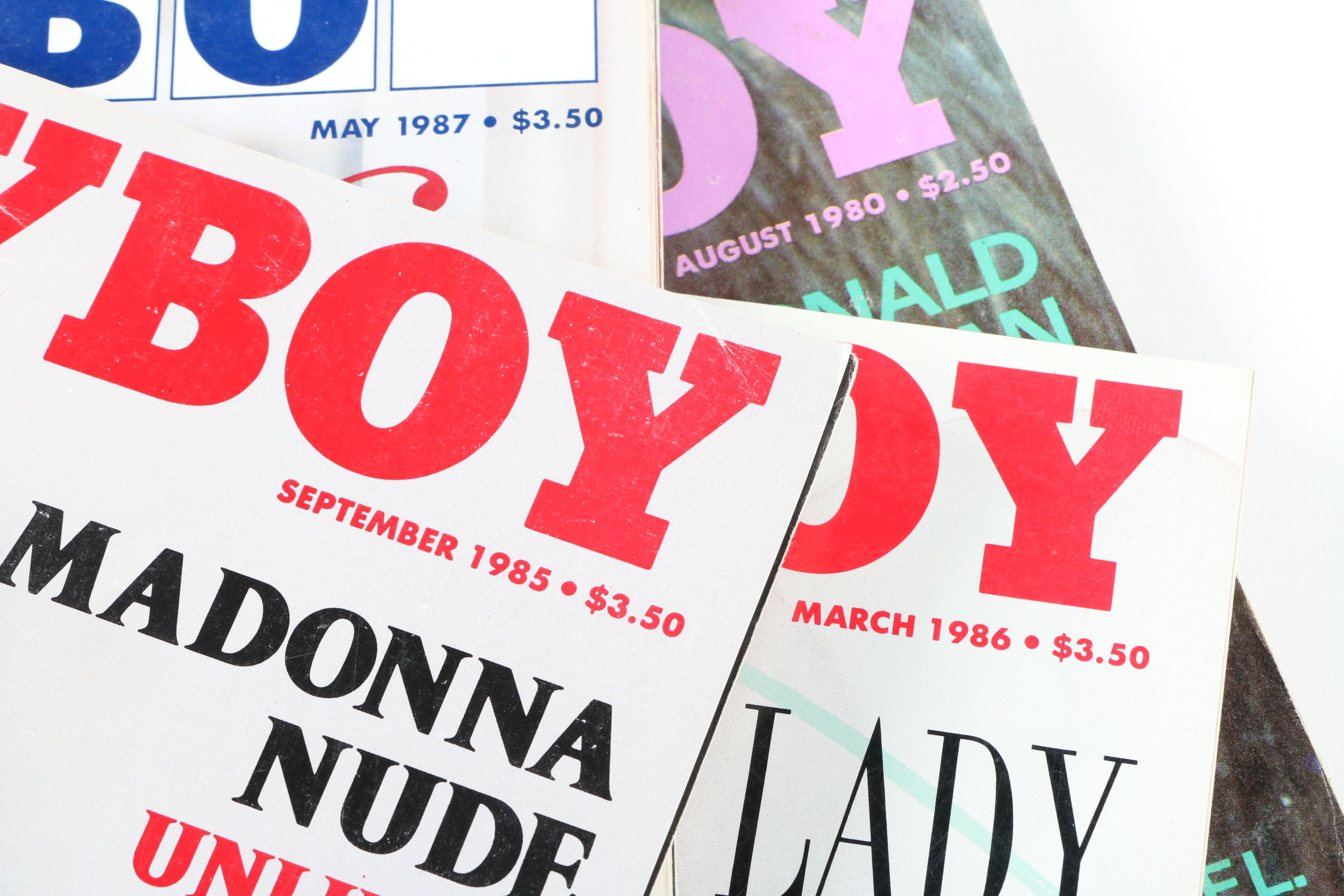 Collection of Vintage Playboy Magazines