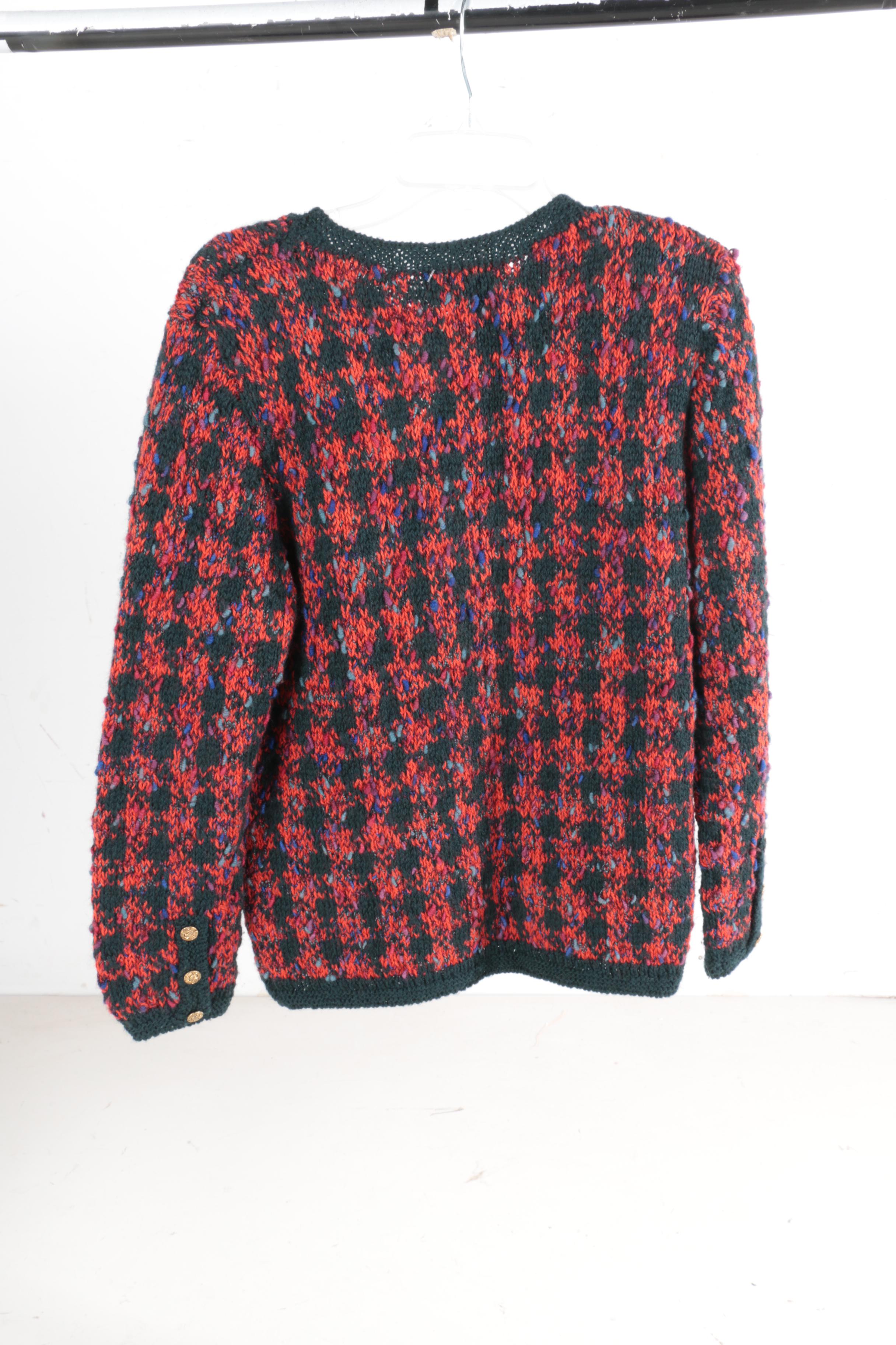 Vintage Sweaters Including Persian Lamb Trim