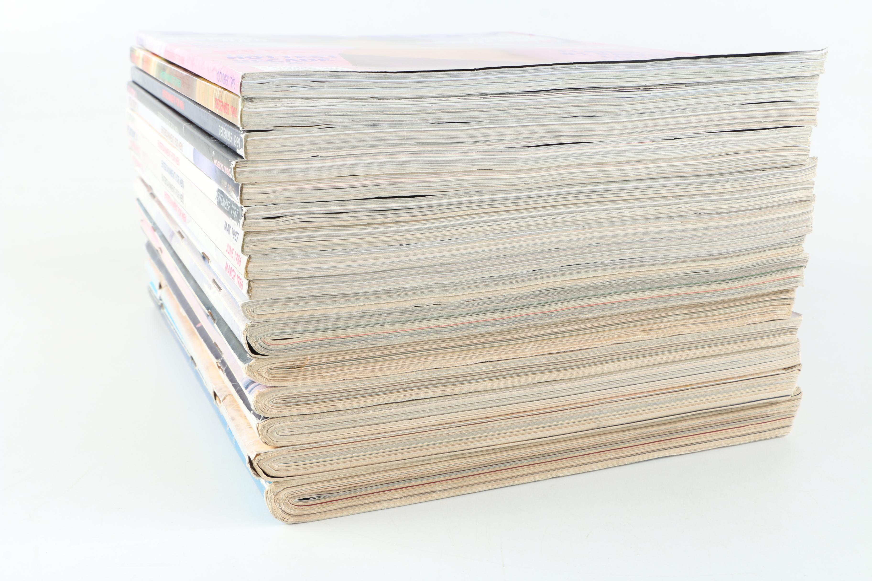 Collection of Vintage Playboy Magazines