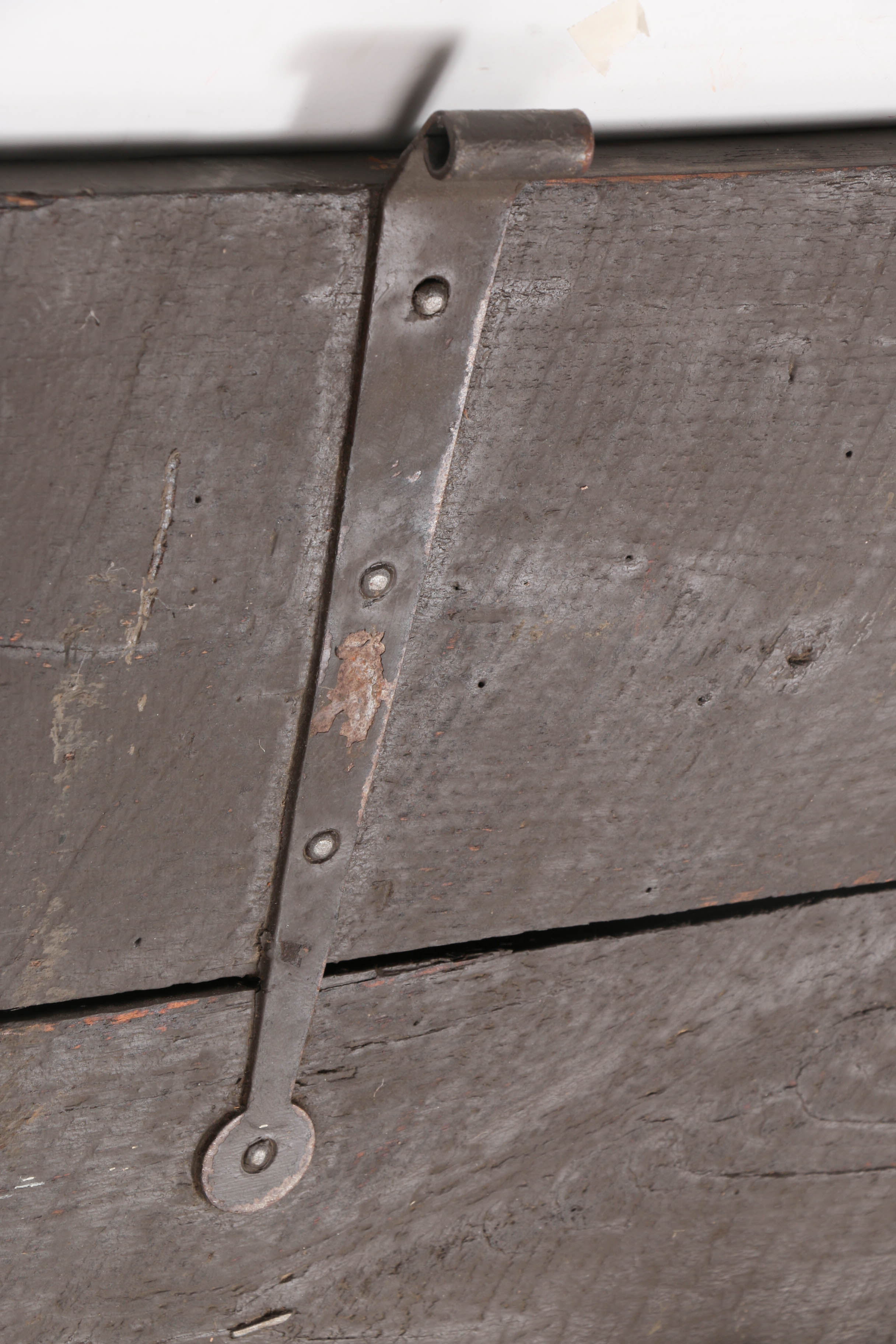 Vintage Decorative Wood Gate with Axe & Hammer Embellishments