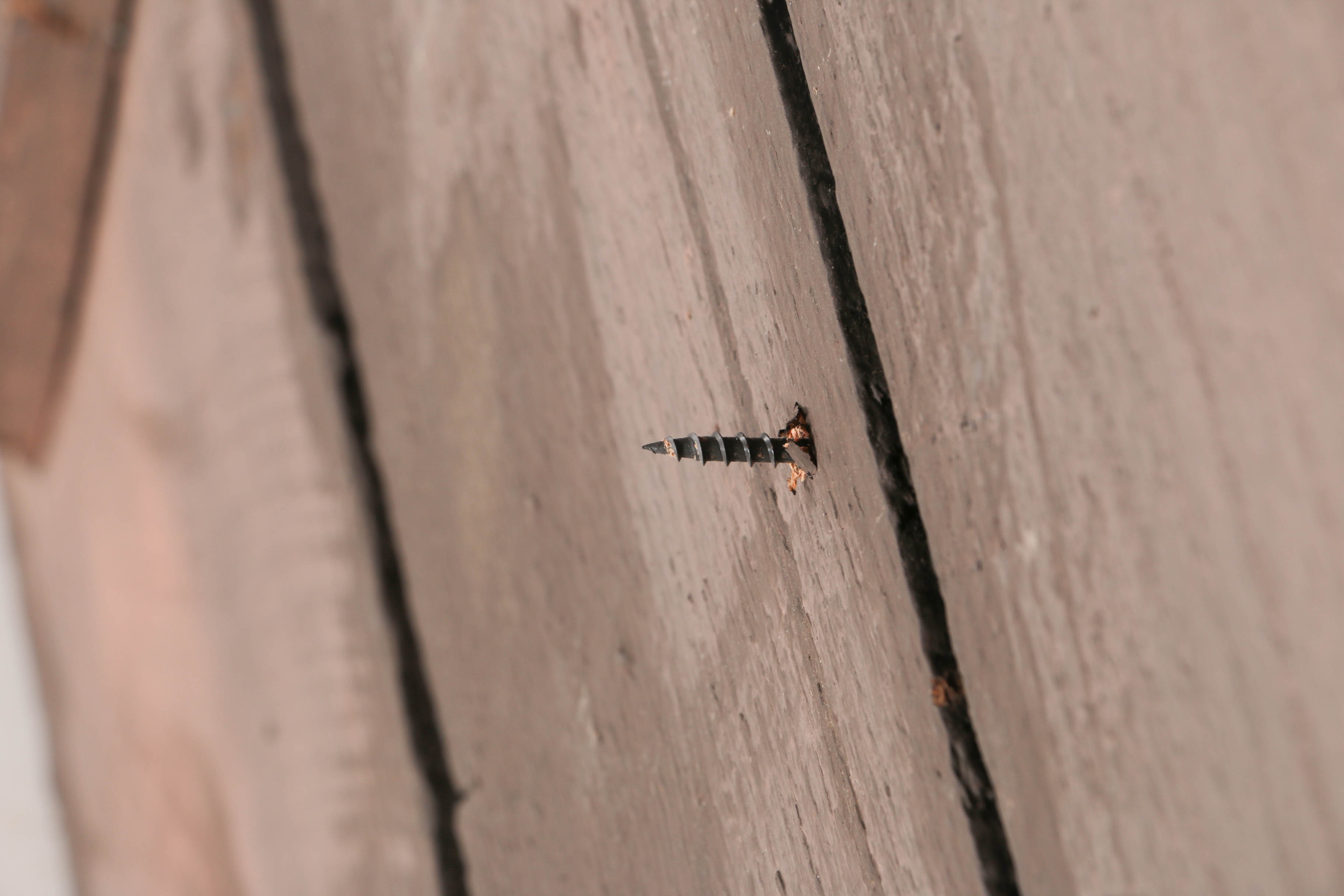 Vintage Decorative Wood Gate with Axe & Hammer Embellishments