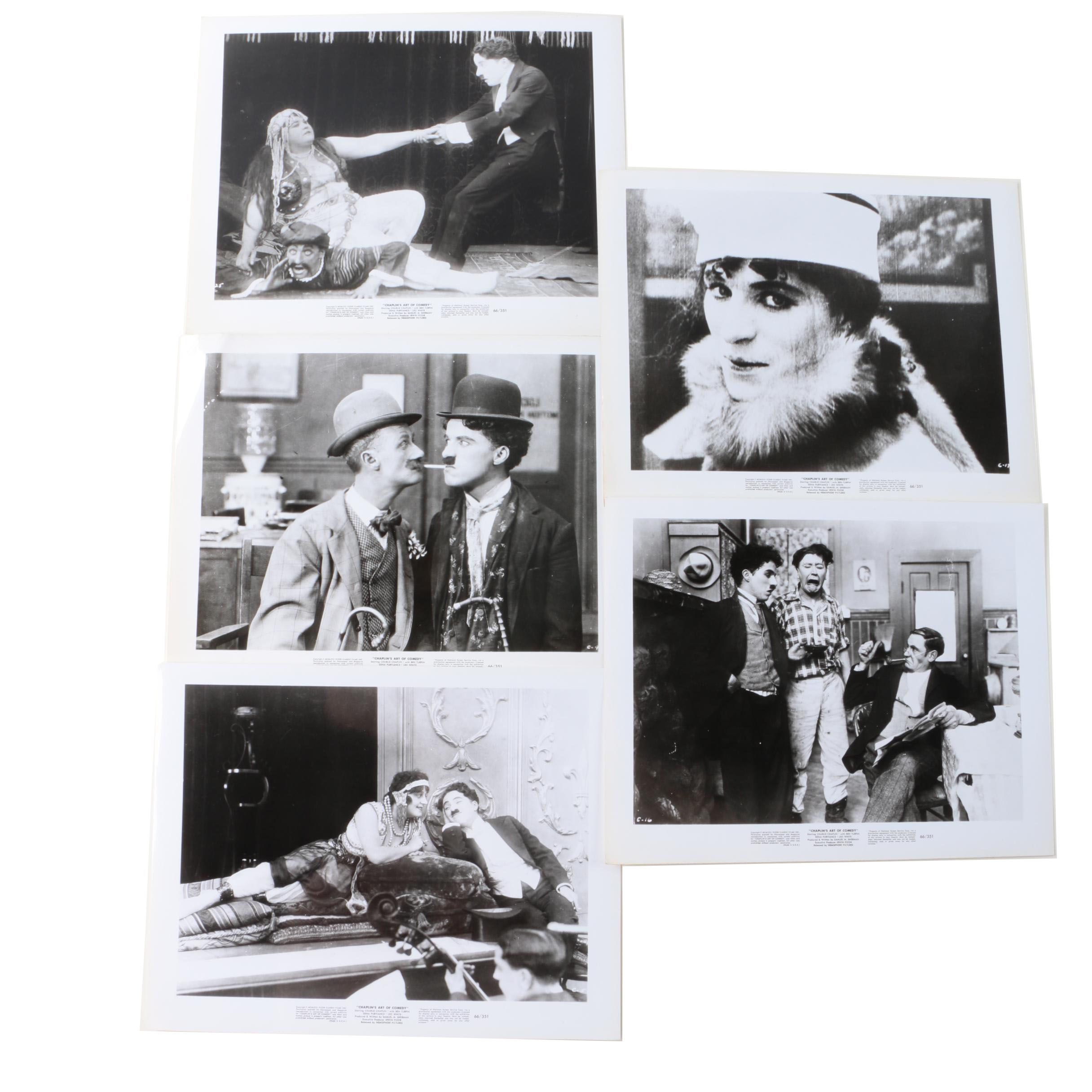 Vintage Charlie Chaplin Film Lobby Cards